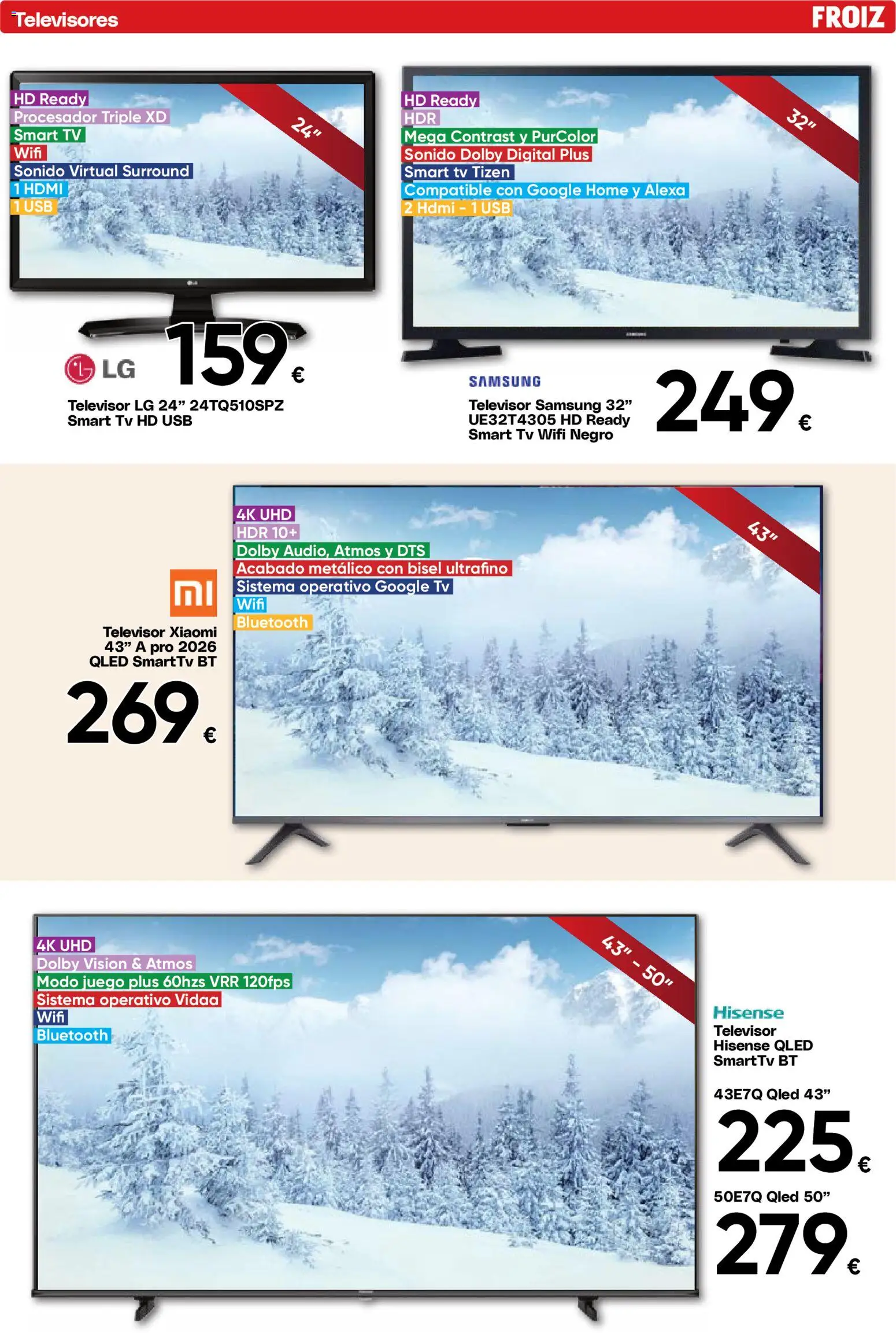 Froiz - Folleto Hiper │ válido desde el 25.02.2026 | Página: 2 | Productos: Televisor, USB