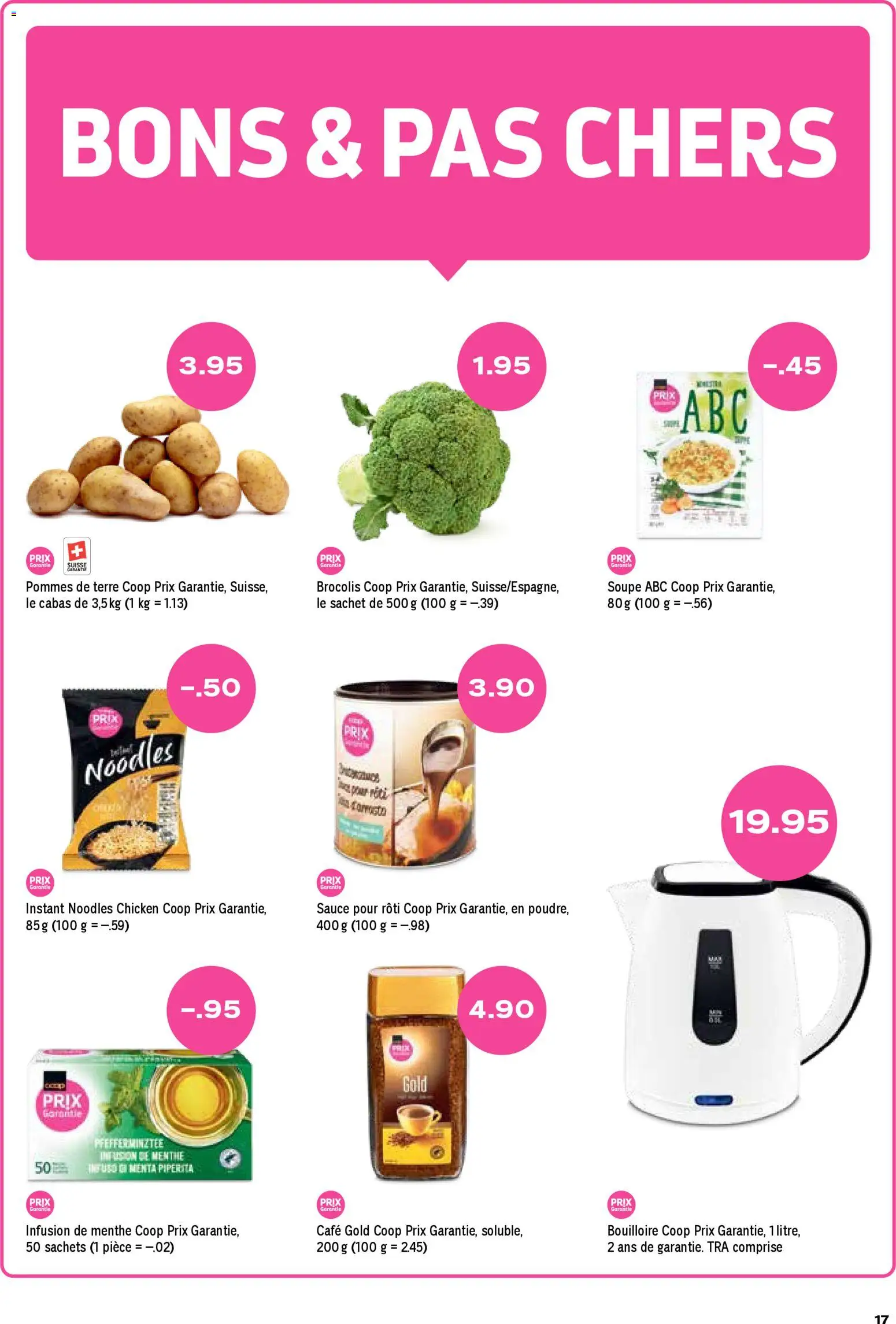 Coop - Les actions de la semaine – gültig ab 20.11.2025 | Seite: 17