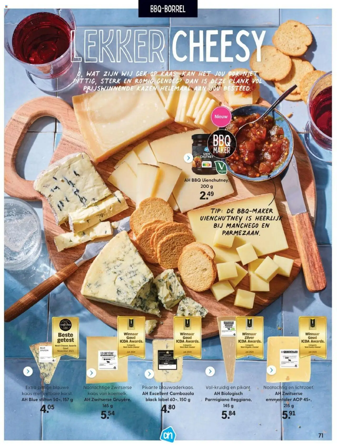  | Pagina: 69 | Producten: Kaas, Kan, Gruyère, Plank