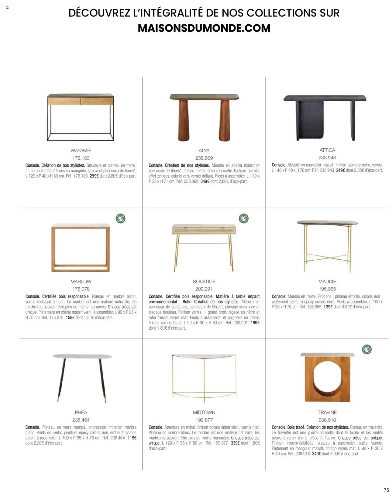 {H1} | Page: 77 | Produits: Plateau, Poignées, Tiroirs