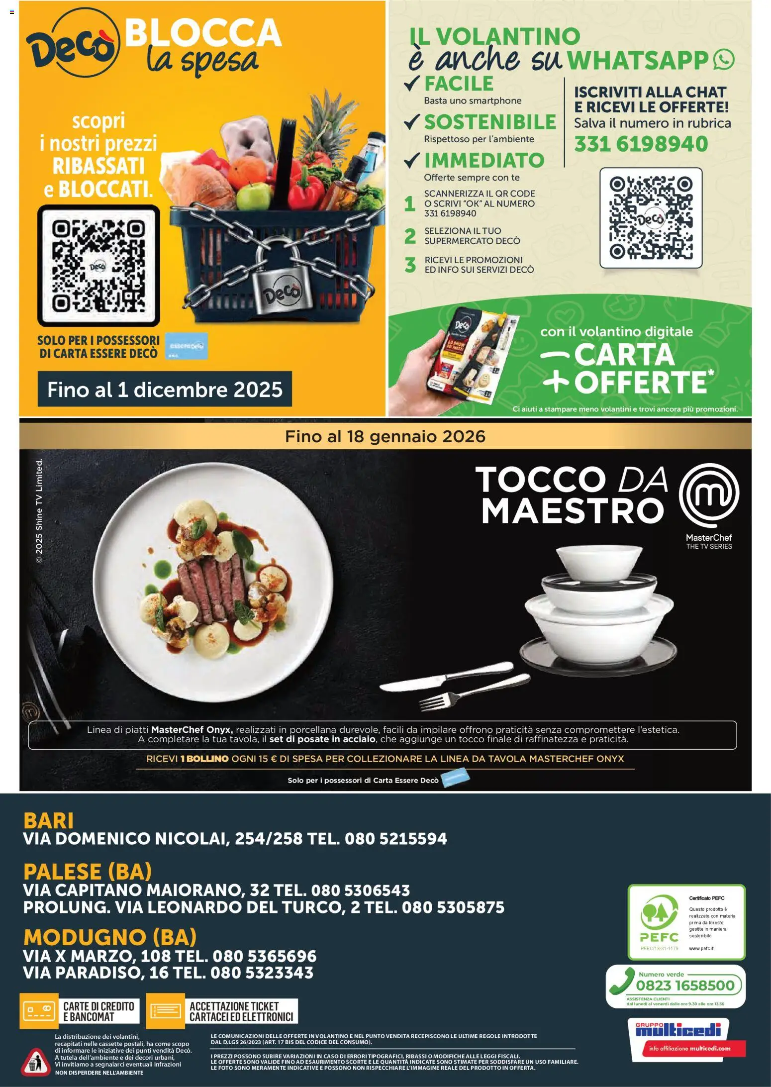 Volantino Decò del 28.10.2025 | Pagina: 16 | Prodotti: Posate, Tè, The, TV