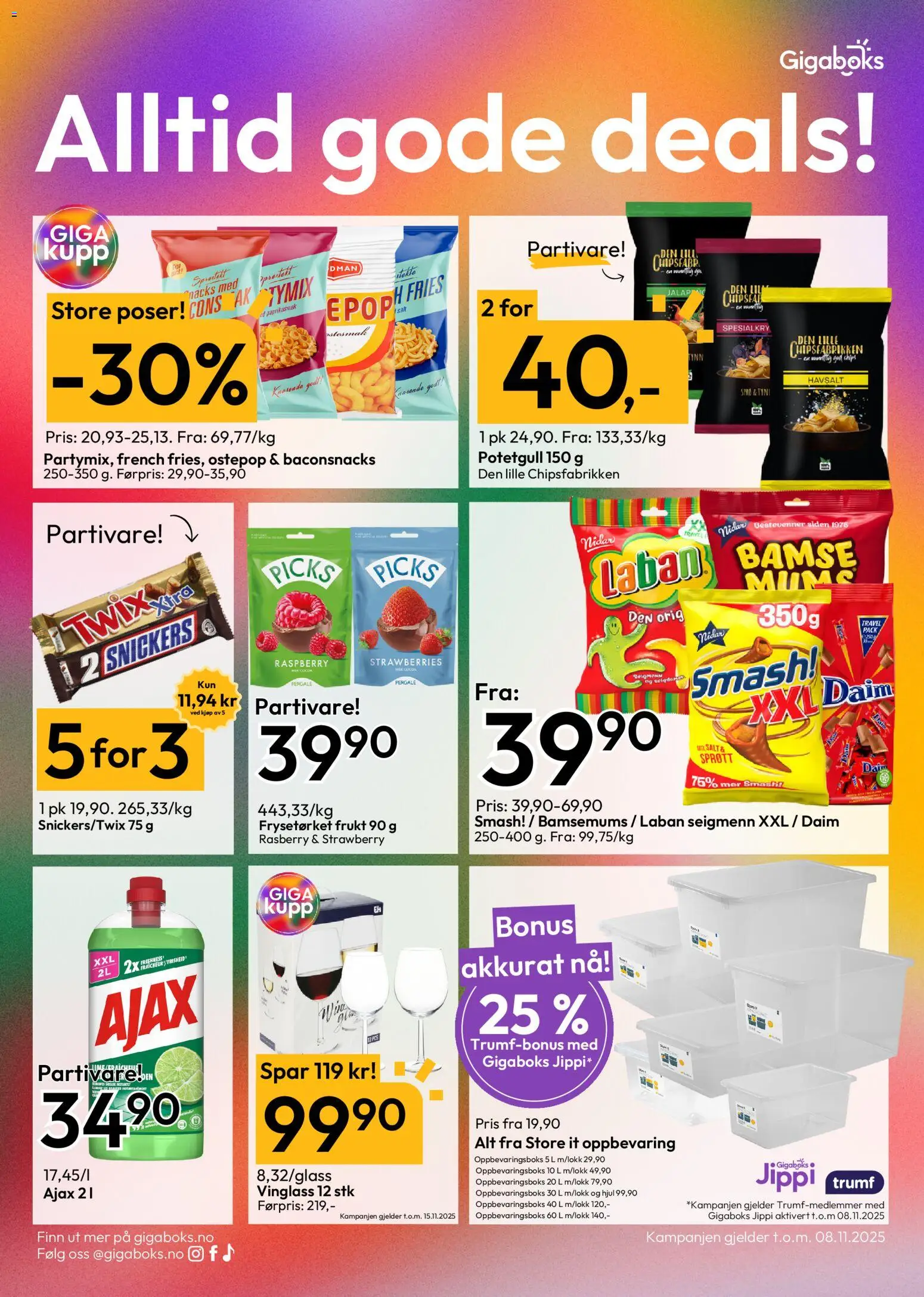 {H1} | Side: 2 | Produkter: Kit stație, Potetgull, Tonfisk, Tejp