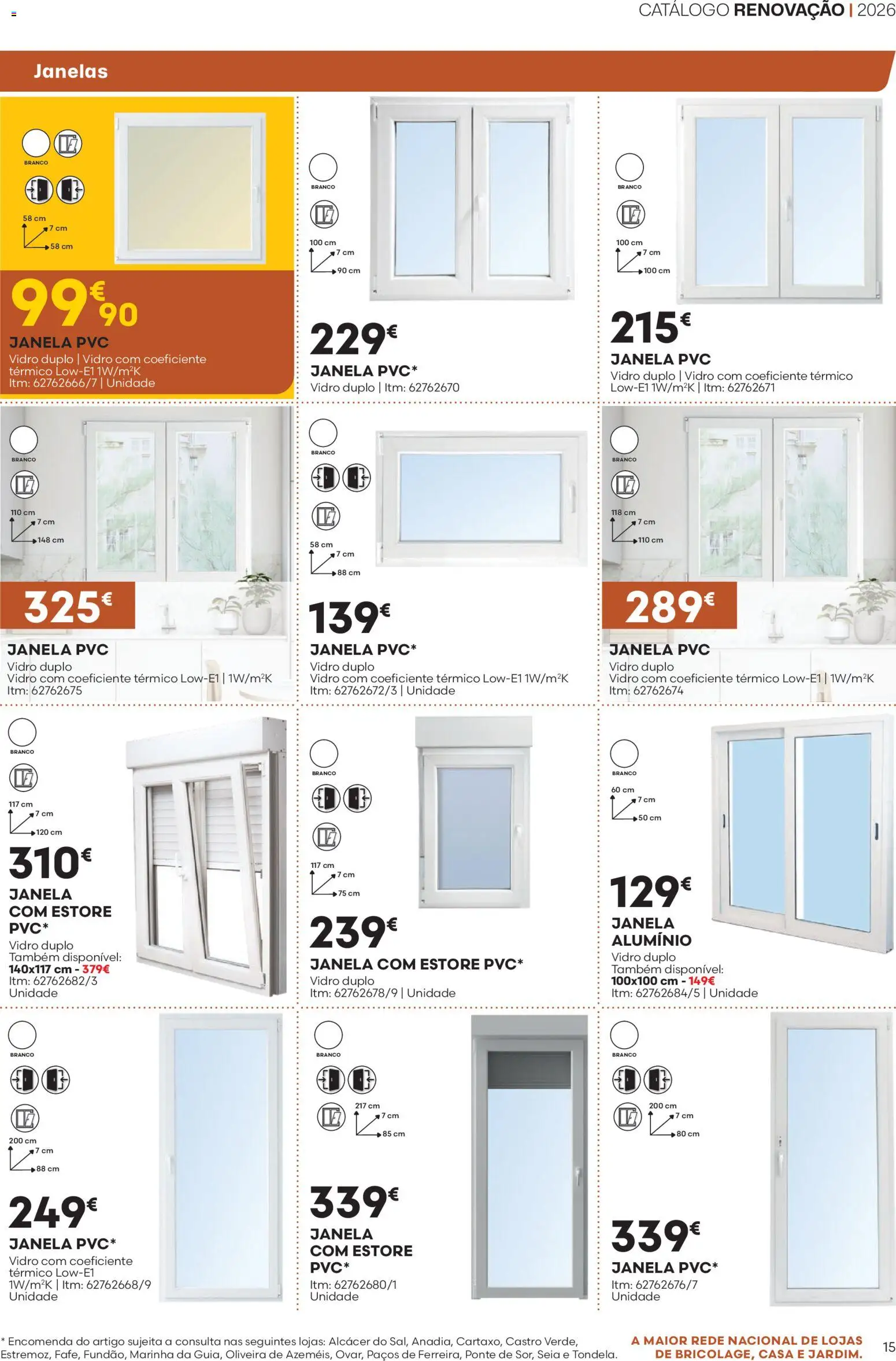 BricoMarché folheto │ válido de 22.01.2026 | Página: 15 | Produtos: Janela