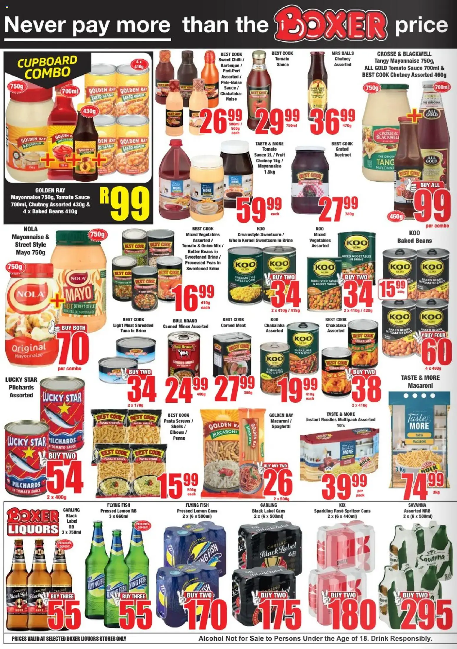 New Boxer catalogue – valid from 09.04.2026 | Page: 6 | Products: Chutney, Tomato sauce, Vegetables, Lemon
