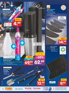 Netto Marken-Discount Prospekt 	 ab 15.12.2025 gültig | Seite: 28 | Produkte: Stufenmatte, Wasser, Sodastream
