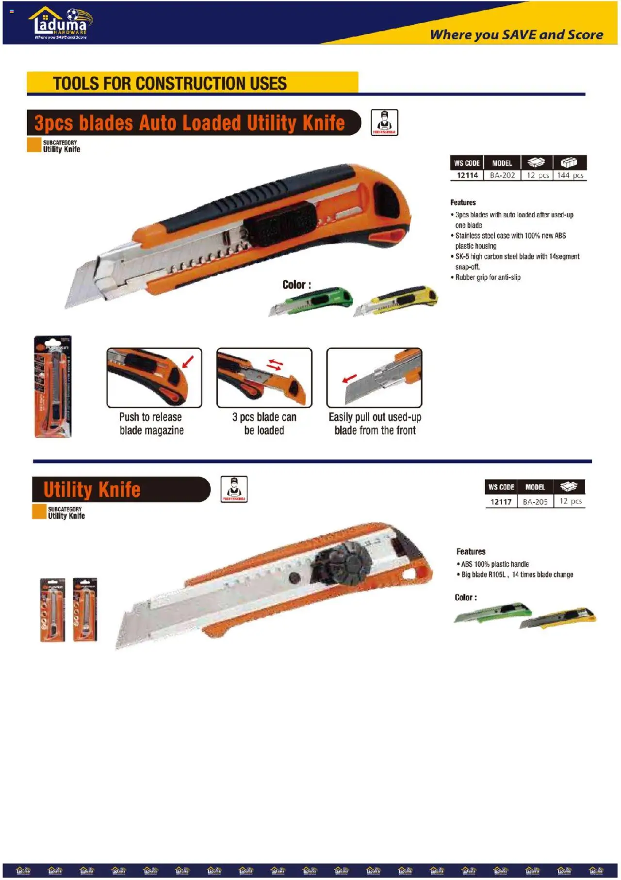 New Laduma Hardware catalogue – valid from 01.06.2024 | Page: 10 | Products: Case, Utility