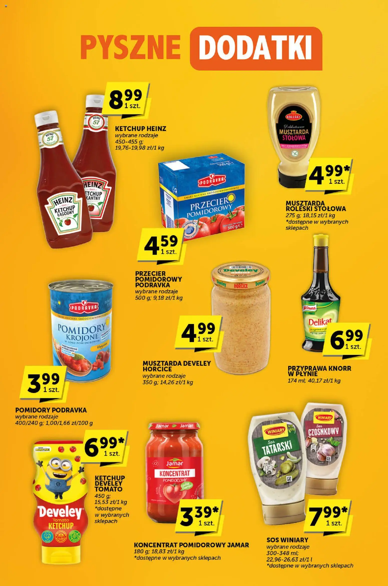Groszek Gazetka - Katalog od 13.11.2025 | Strona: 13 | Produkty: Ketchup, Musztarda, Pomidory, Sos