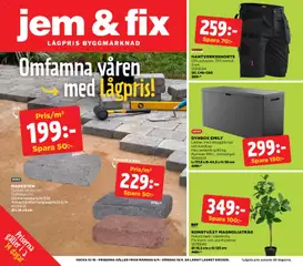 Jem & Fix erbjudanden - Förhandsvisning av reklamblad från butik Jem & Fix aktuell från 05.04.2026
