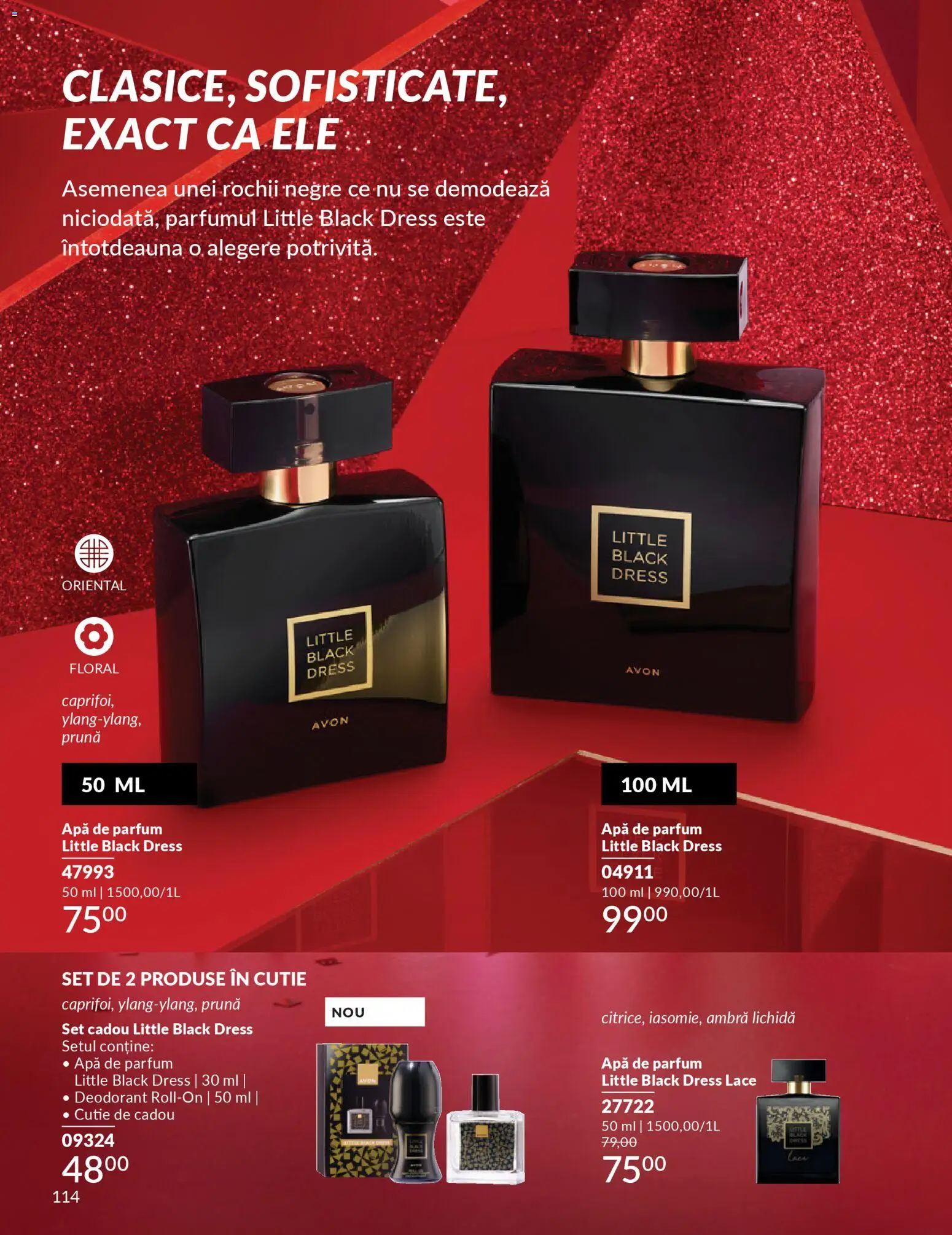 Noul catalog Avon – valabil de la 01.12.2025 | Pagină: 114 | Produse: Apă de parfum, Cutie, Parfum, Apă