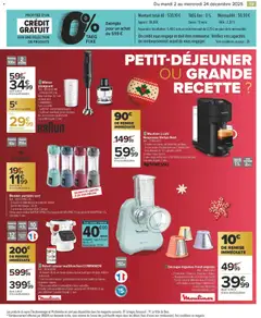Carrefour - Prévisualisation de Carrefour catalogue Un Noël pour tous les goûts cadeaux valide à partir de 02.12.2025 | Page: 21 | Produits: Smartphone, Robot, Cuiseur, Café