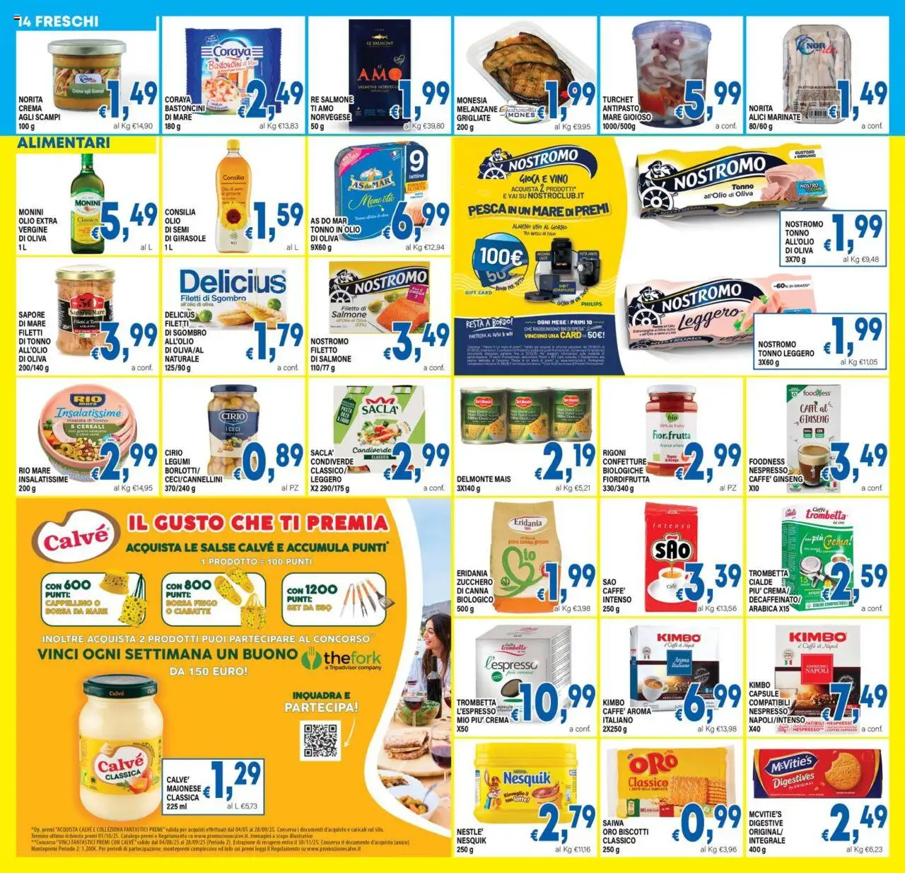 Volantino DEM del 18.08.2025 | Pagina: 14 | Prodotti: Caffè, Salmone, Olio, Melanzane