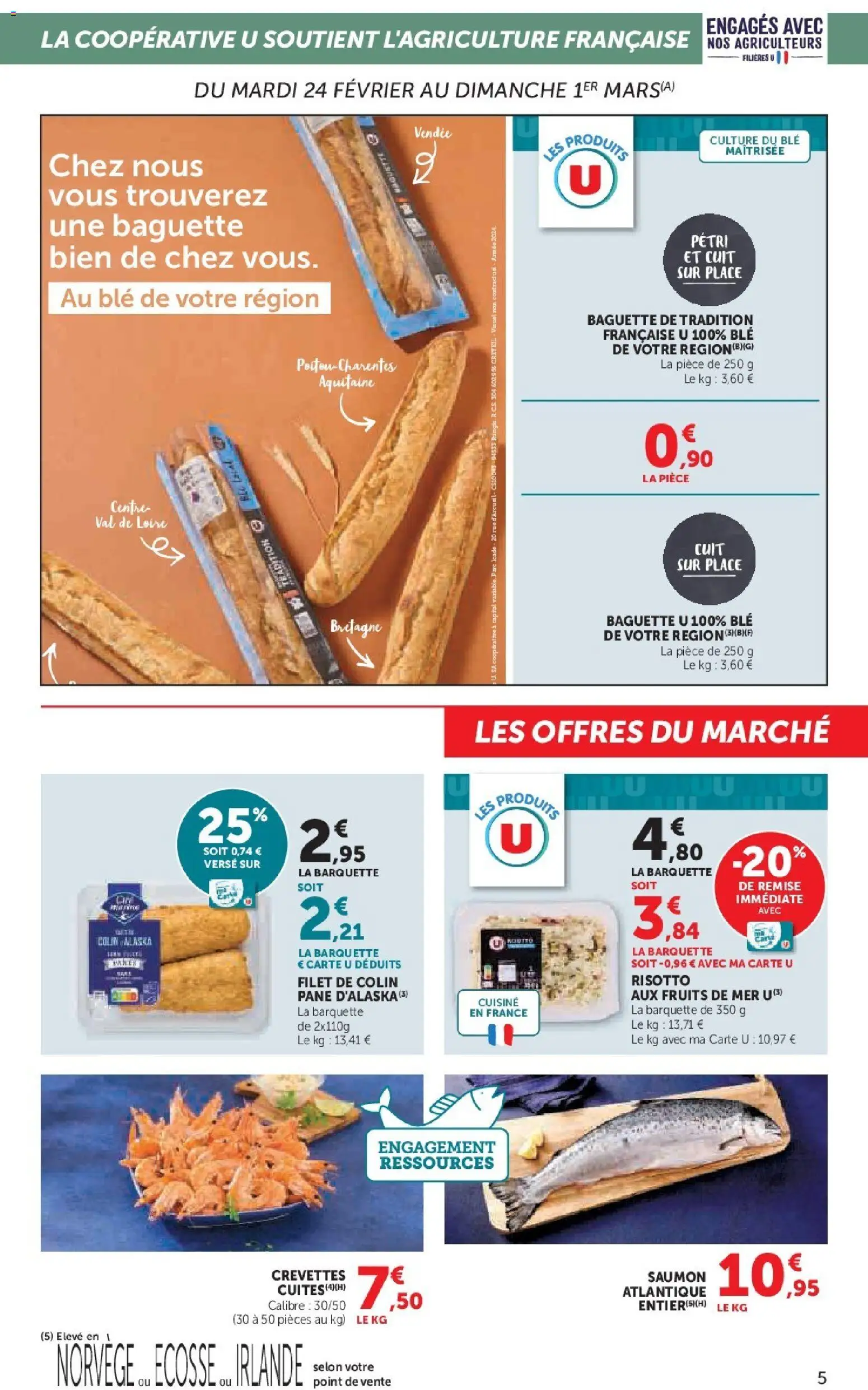 {H1} | Page: 5 | Produits: Fruits de mer, Crevettes, Saumon