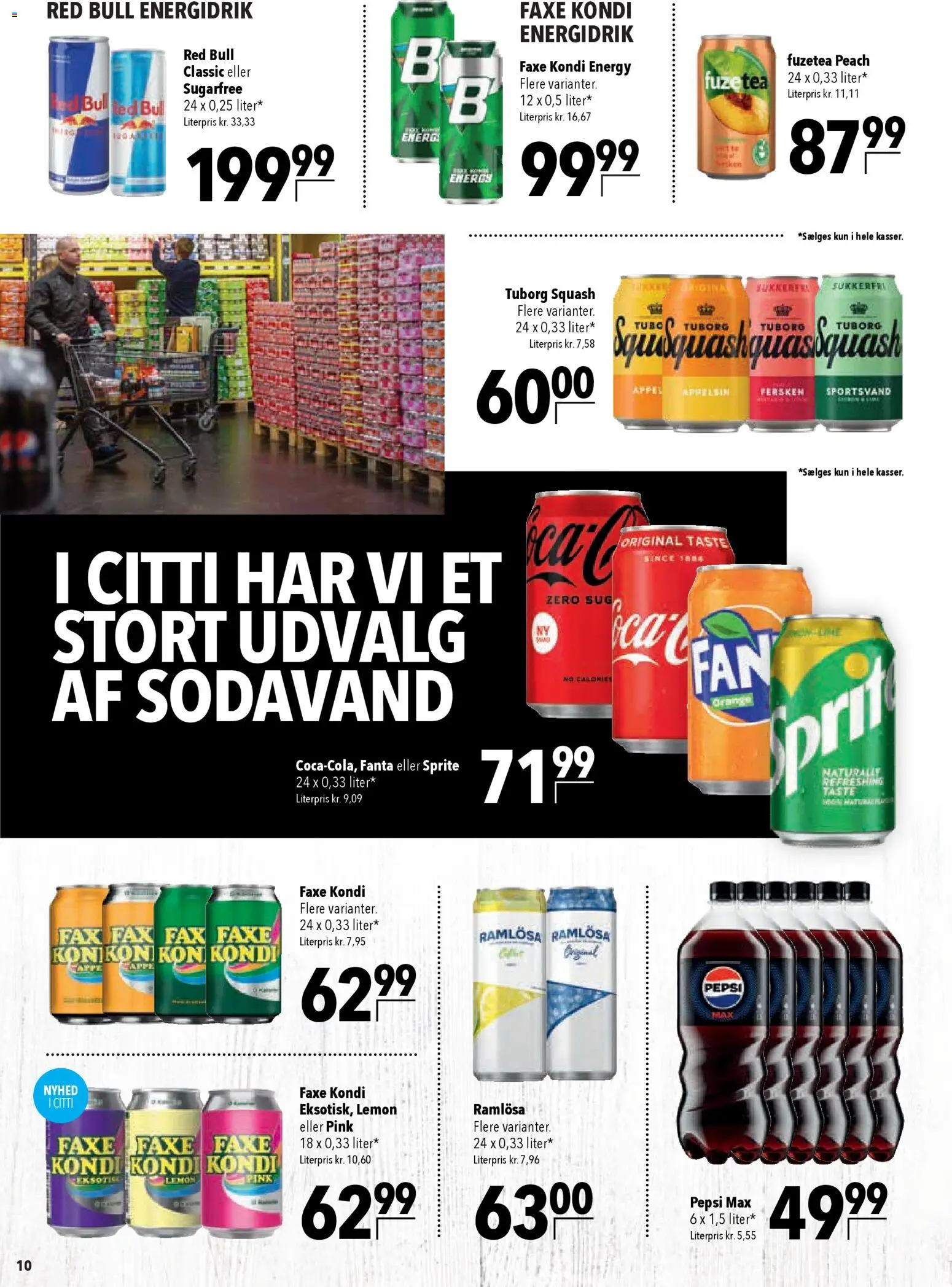 CITTI Markt Dänemark-Werbung – gültig ab 25.02.2026 | Seite: 10 | Produkte: Pepsi max, Red bull, Sprite, Energy