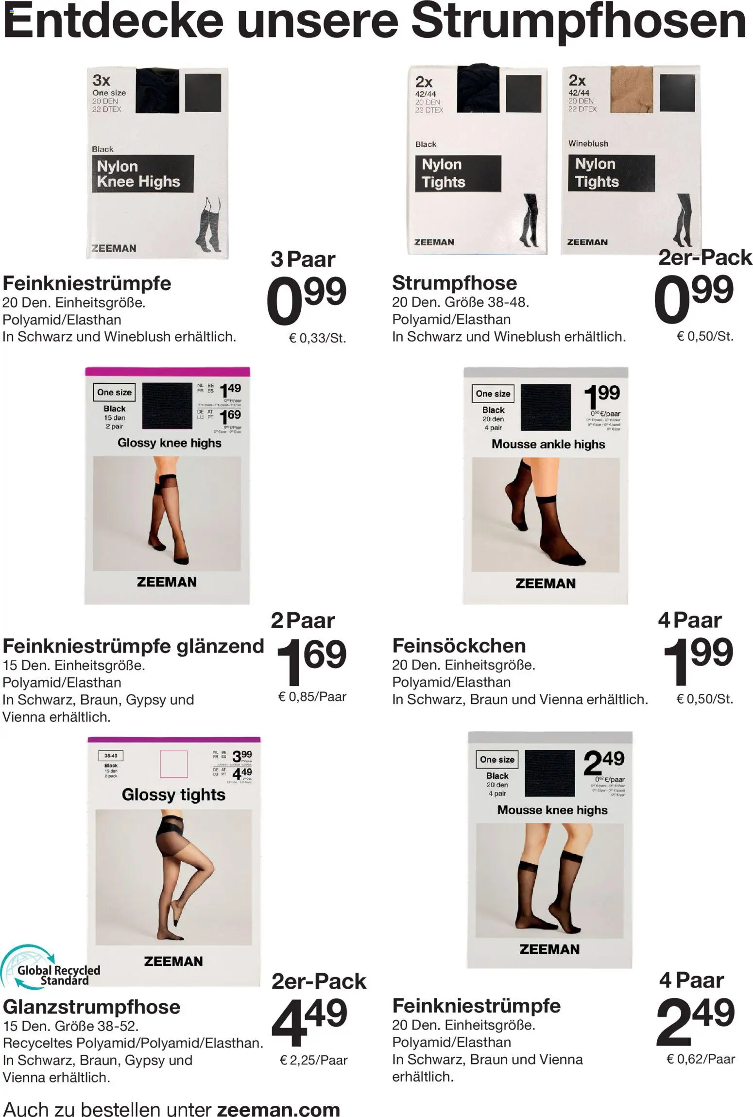Zeeman Prospekt 	 – gültig ab 10.01.2026 | Seite: 30 | Produkte: Strumpfhose