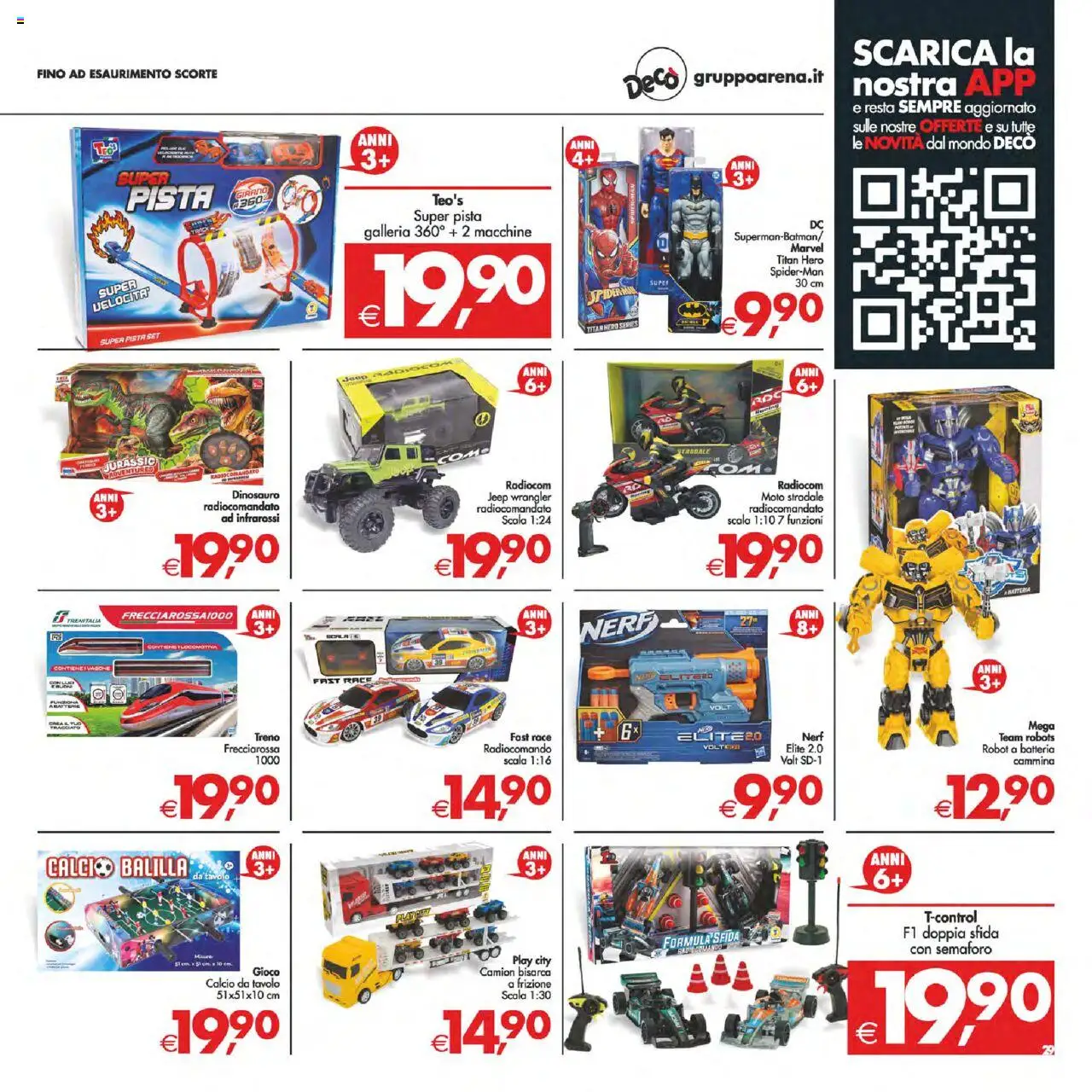 Volantino Decò del 14.10.2025 | Pagina: 39 | Prodotti: Scala, Gioco, Robot, Batteria