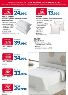 Costco - Prévisualisation de Costco catalogue valide à partir de 16.02.2026 | Page: 13 | Produits: Coton, Enveloppe, Couette
