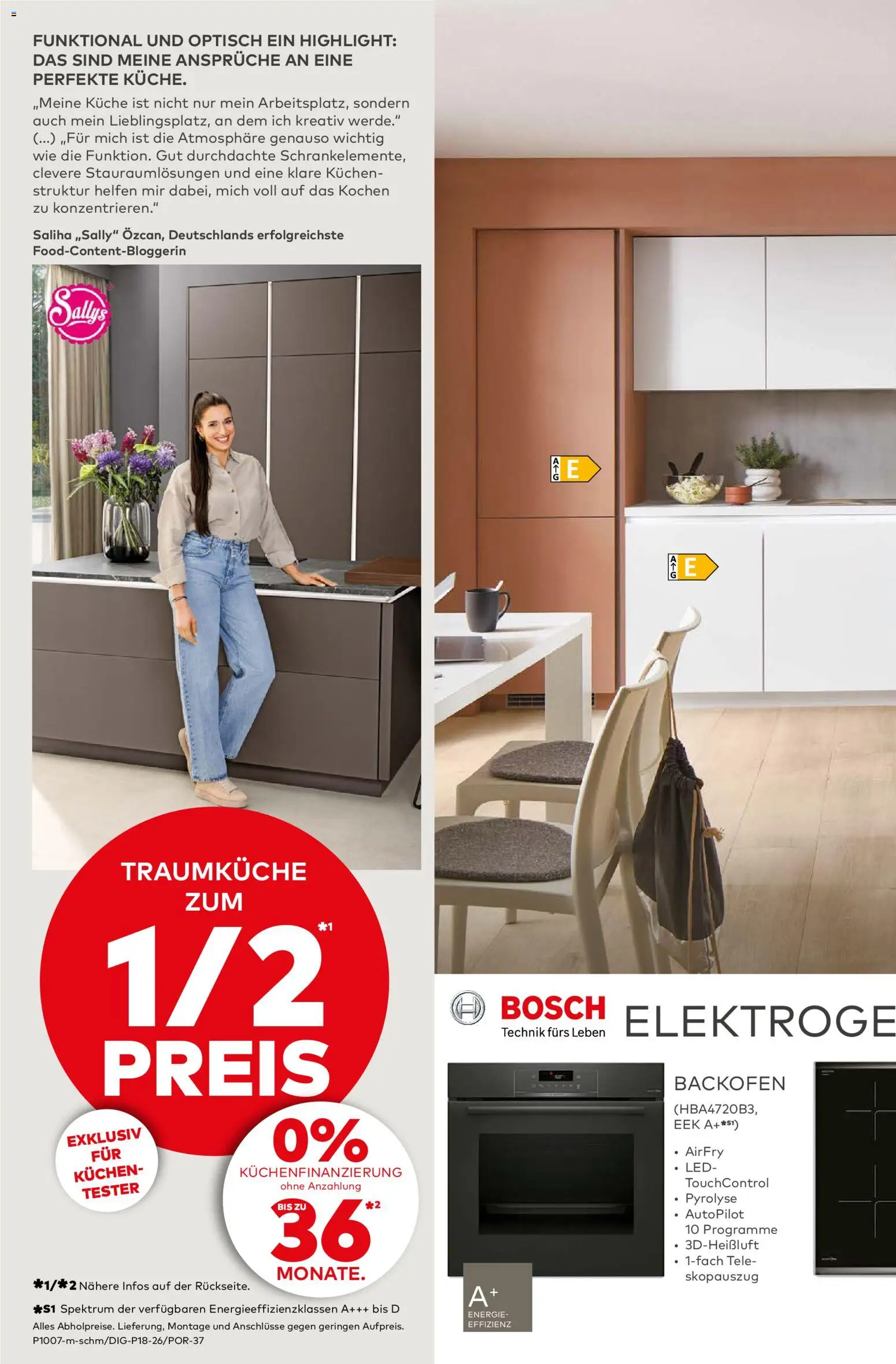 Porta! Küchentester gesucht! Aachen – gültig ab 19.04.2026 | Seite: 2 | Produkte: Bosch, Küche, Backofen, Kuchen