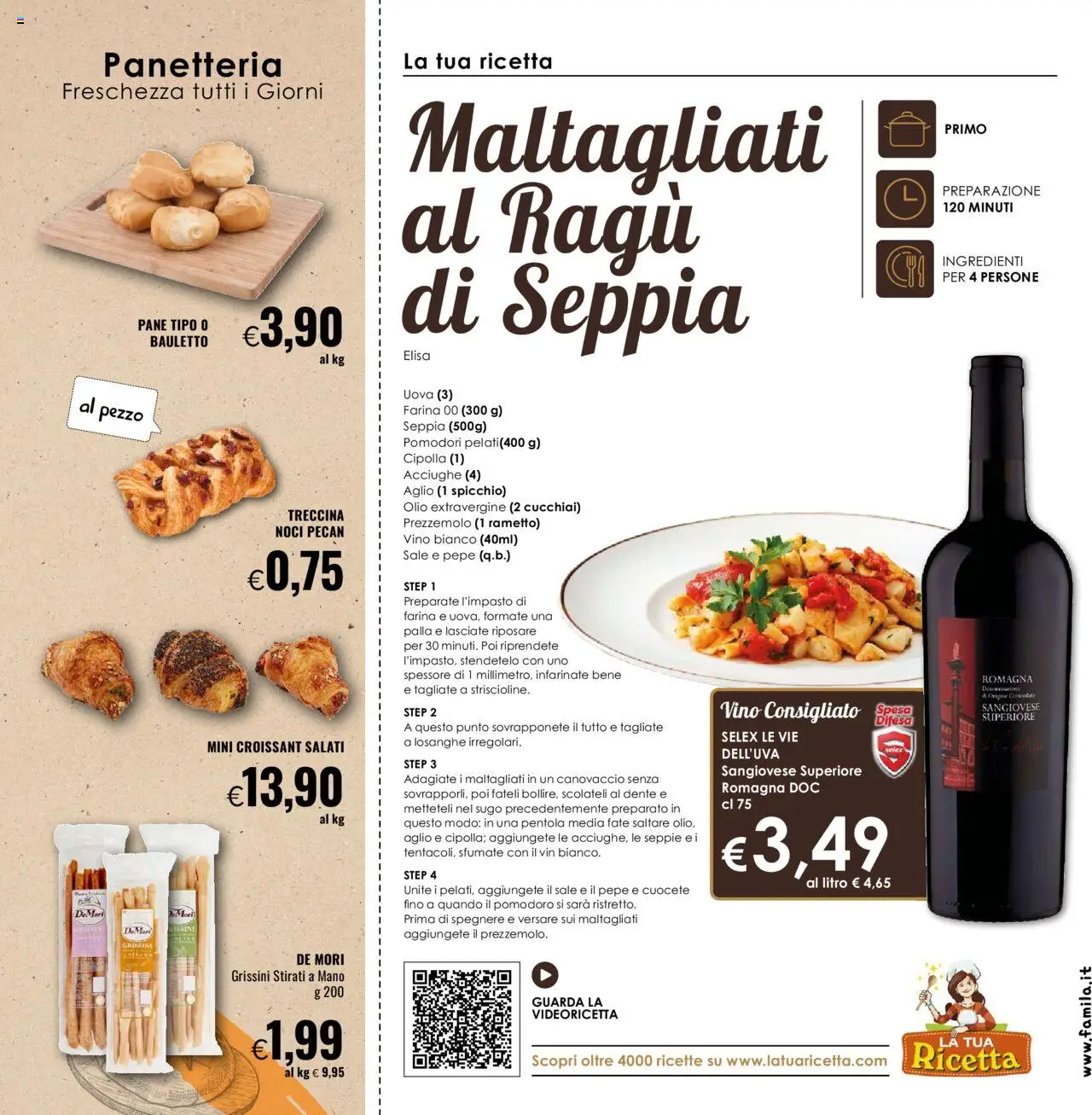 Volantino Famila del 18.09.2025 | Pagina: 5 | Prodotti: Pane, Aglio, Farina, Pomodori