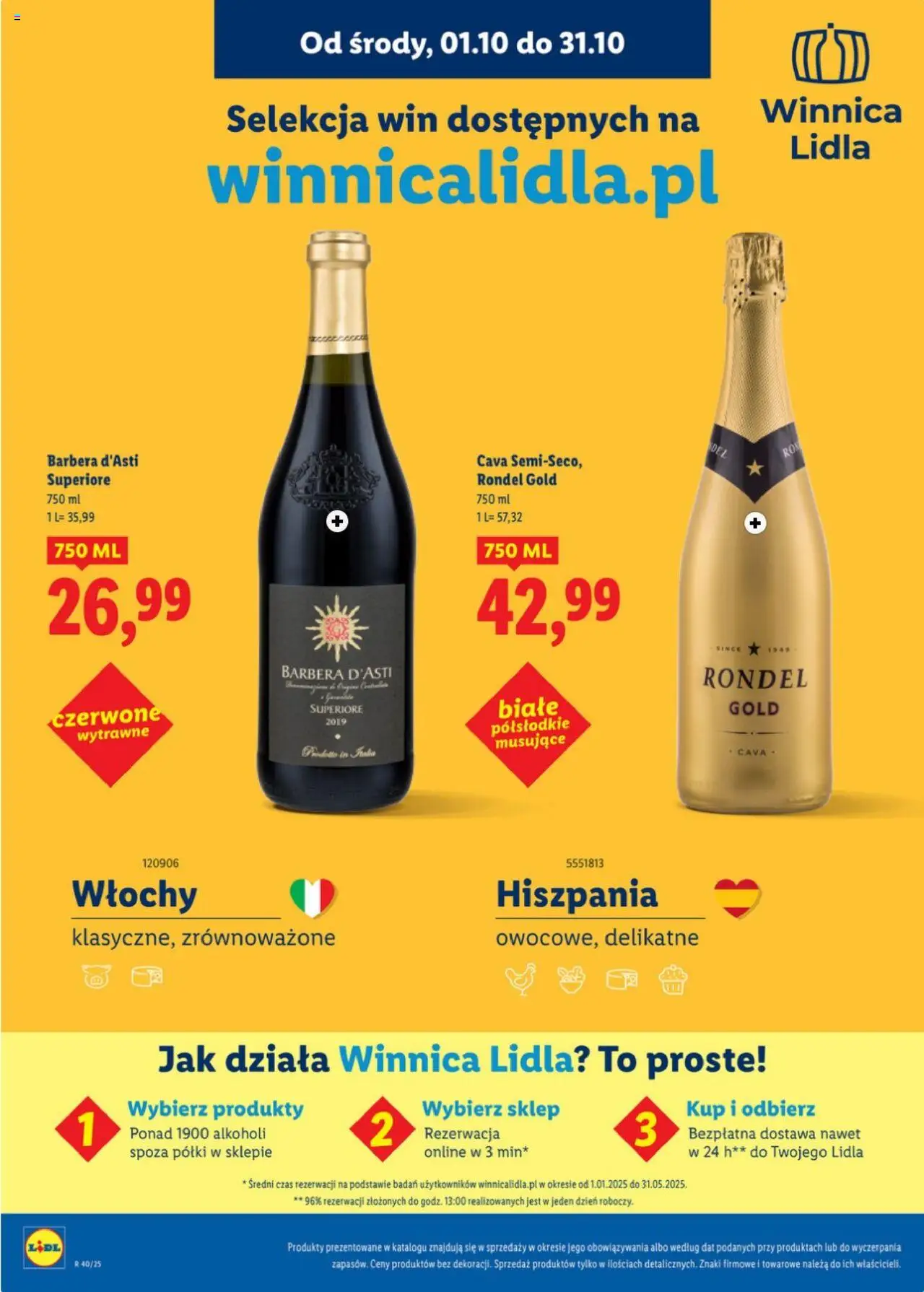Lidl Katalog karta win od 01.10.2025 | Strona: 19