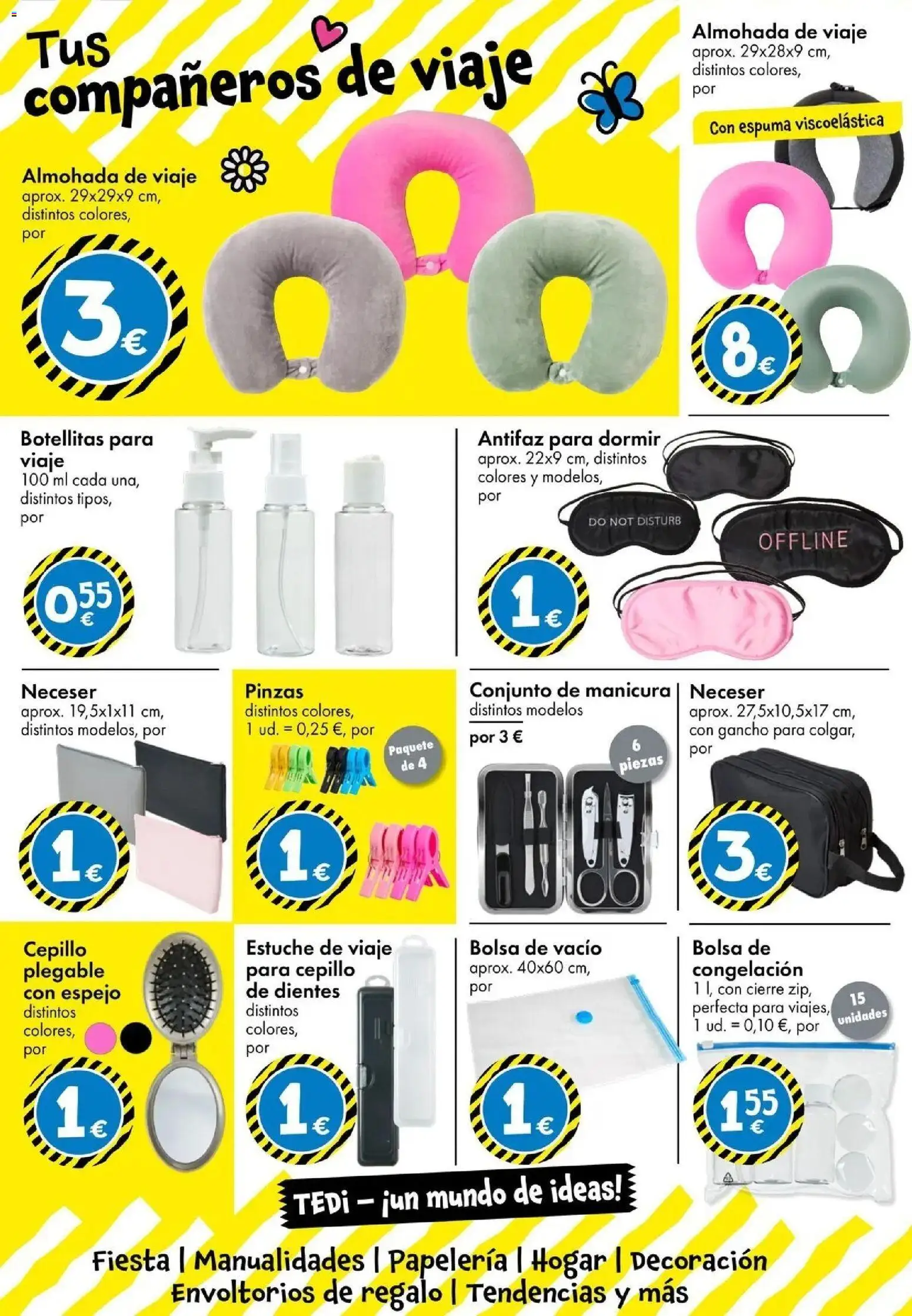 TEDi - Empaquetado con amor │ válido desde el 06.03.2026 | Página: 21 | Productos: Cepillo, Almohada, Espejo, Neceser