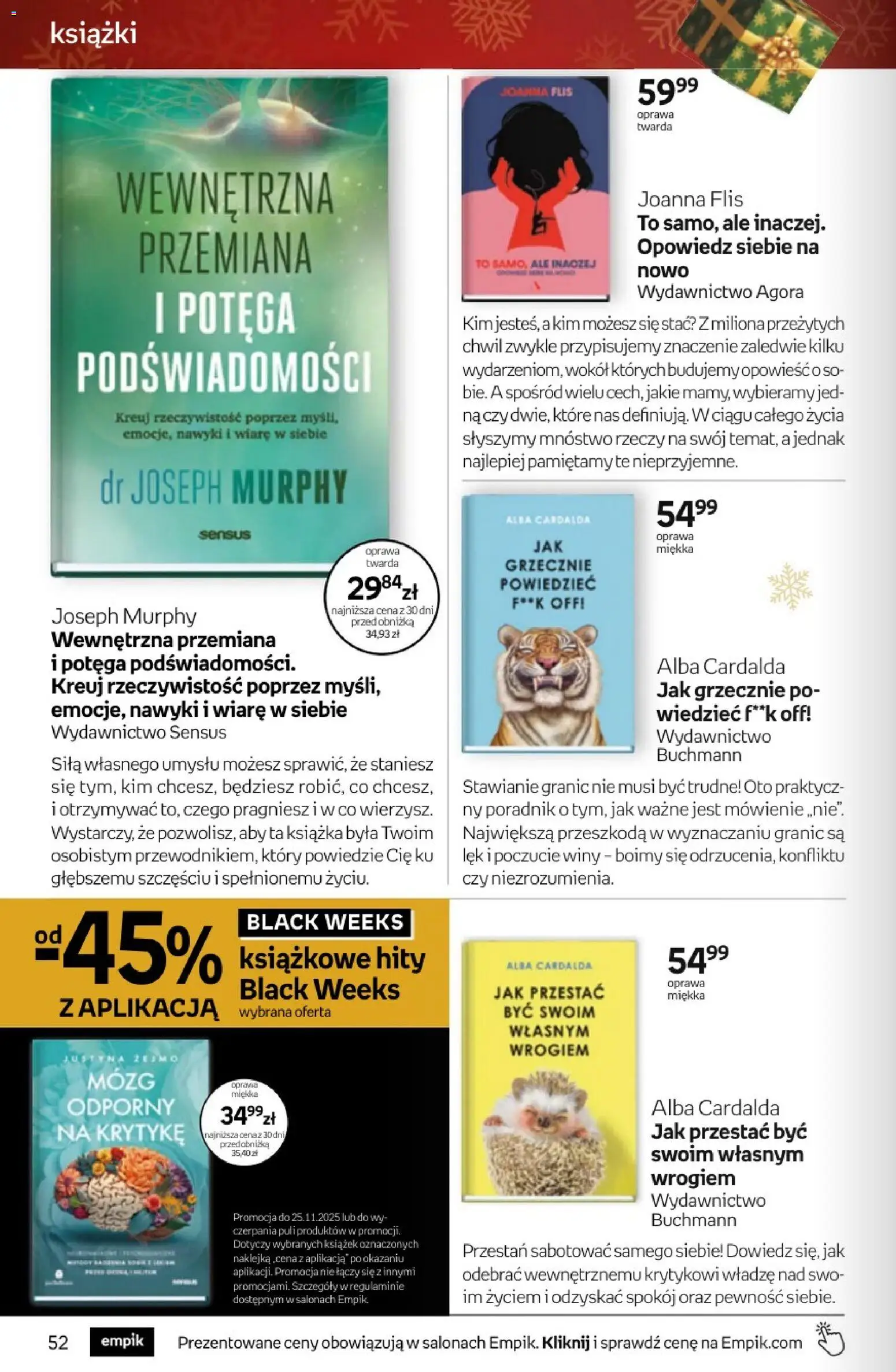Empik Black Friday od 12.11.2025 | Strona: 52 | Produkty: Książki