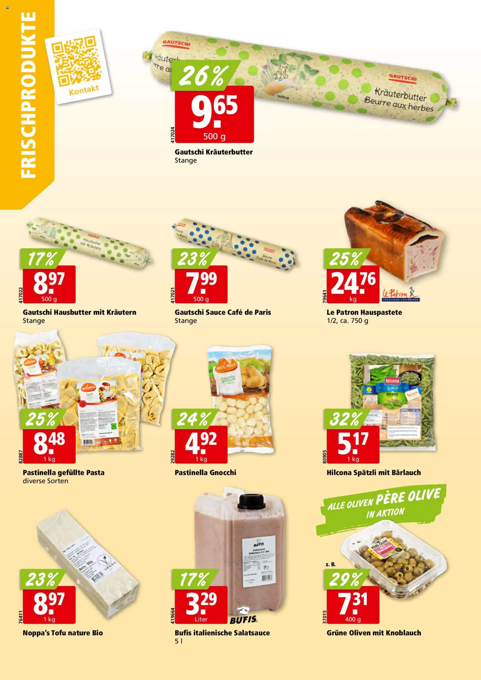 Aligro aktionen – gültig ab 30.03.2026 | Seite: 12 | Produkte: Kräuterbutter, Pasta, Knoblauch