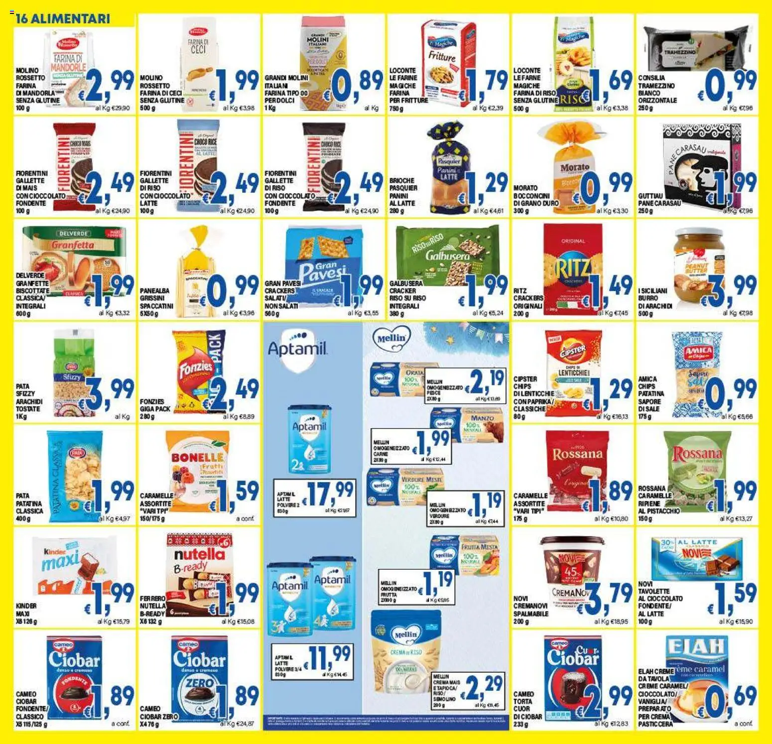 Volantino DEM del 04.02.2026 | Pagina: 16 | Prodotti: Pane, Lenticchie, Burro, Mais