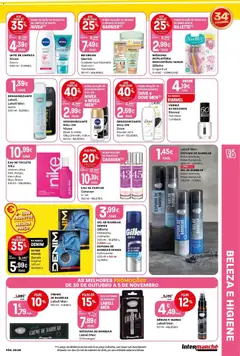 Pré-visualização Intermarché - Aniversário à la poupança! válido de 30.10.2025 | Página: 39 | Produtos: Desodorizante, Base, Óleo, Creme
