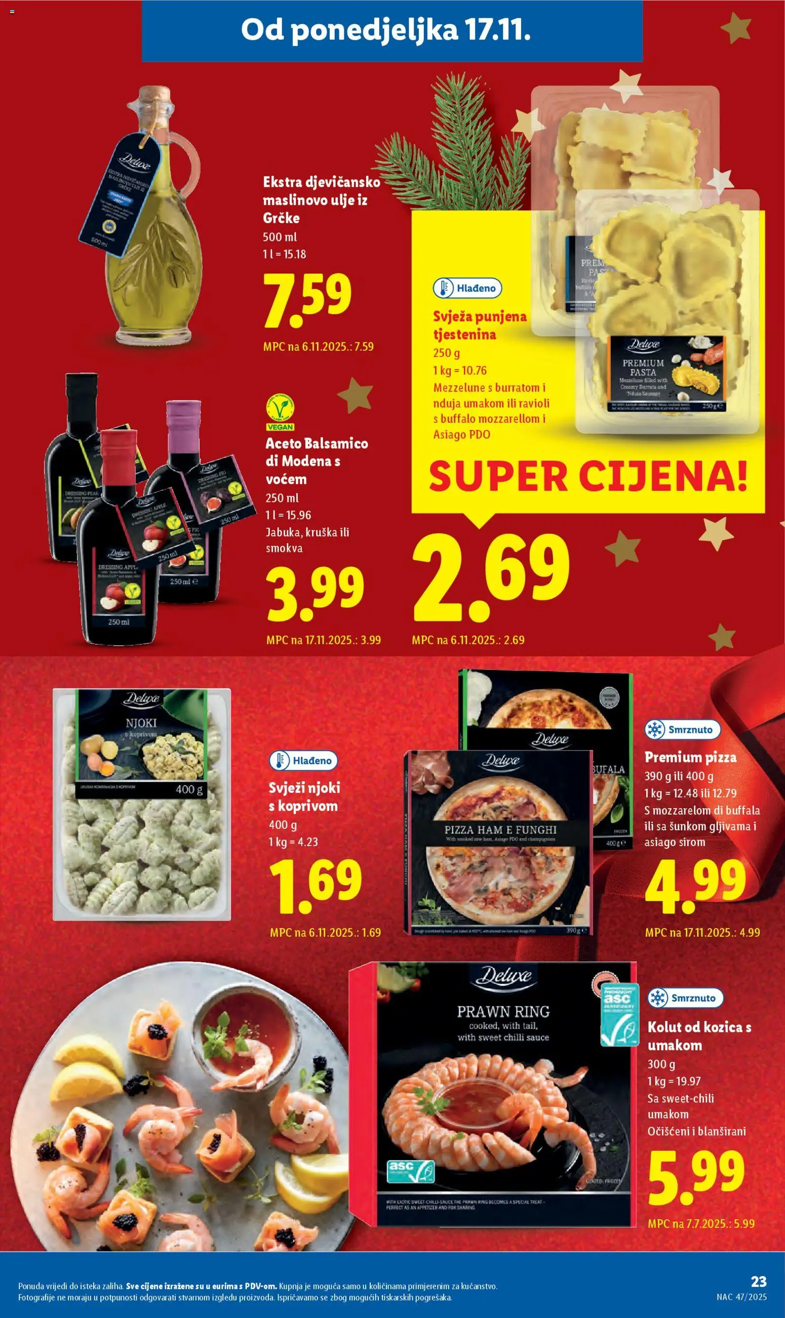 Lidl katalog | vrijedi od 17.11.2025 | Stranica: 23 | Proizvodi: Njoki, Tjestenina, Kruška, Pasta