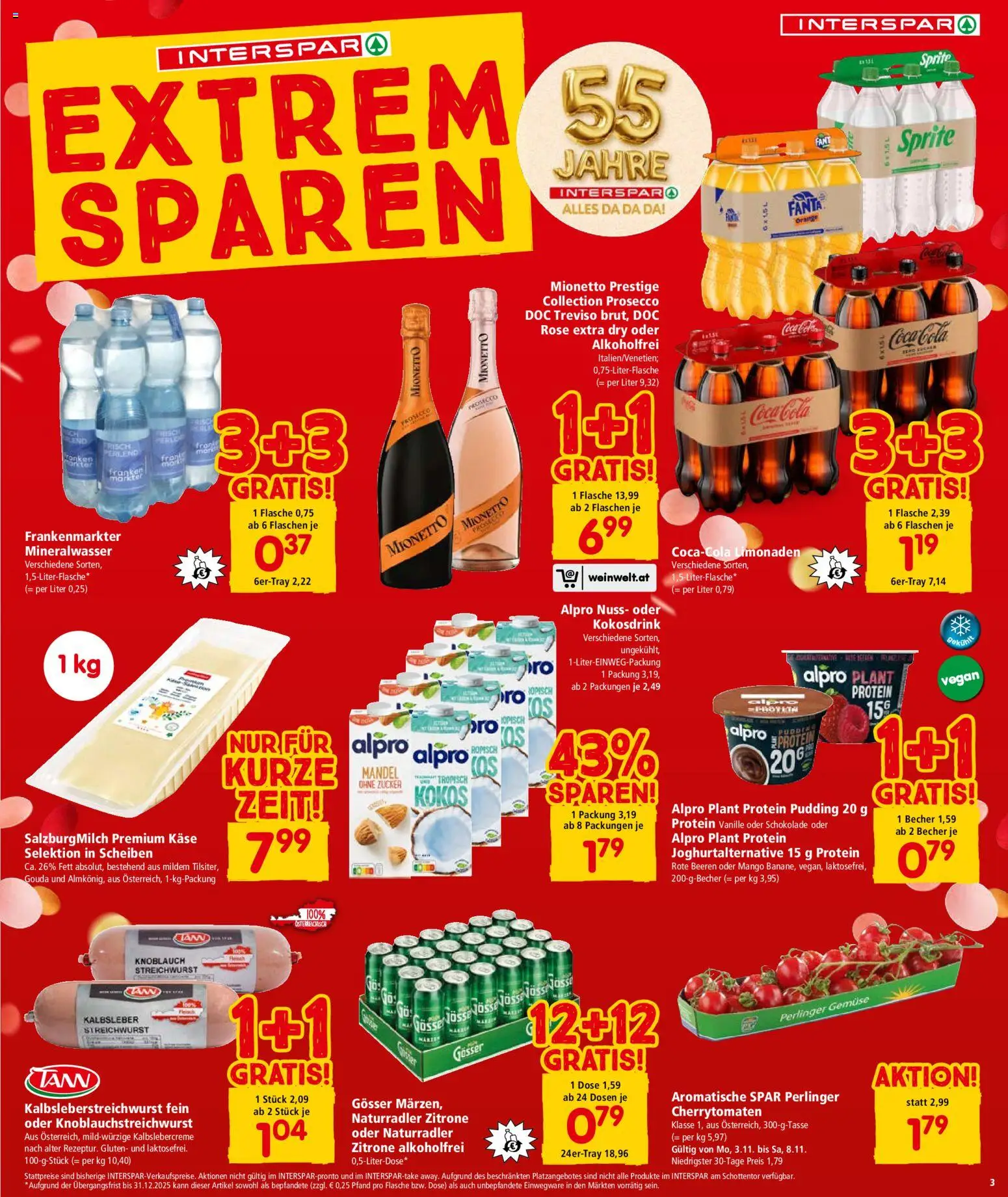 Interspar Flugblatt - Oberösterreich gültig ab 06.11.2025 | Seite: 4 | Produkte: Zucker, Zitrone, Mango, Schokolade