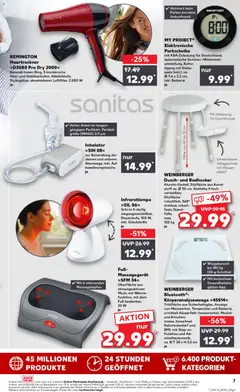 Fuß-Massagegerät »SFM 34«, Oberfläche aus atmungsaktivem Mesh, mit Wärmefunktion, mit dem Fuß bedienbar, 25 W je ab 12.02.2026 gültig | Seite: 7