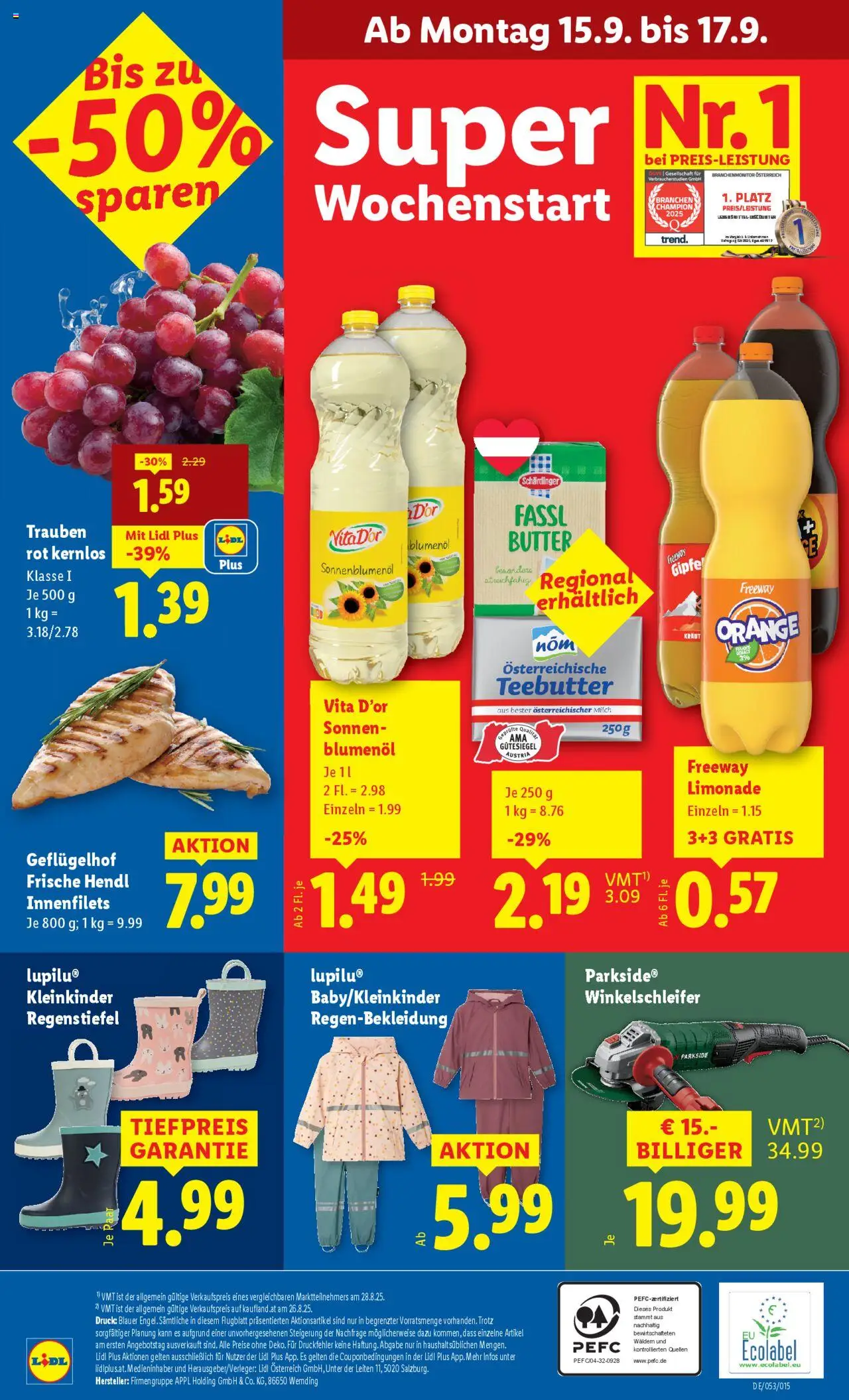 Lidl Flugblatt gültig ab 11.09.2025 | Seite: 42 | Produkte: Kraut, Milch, Butter