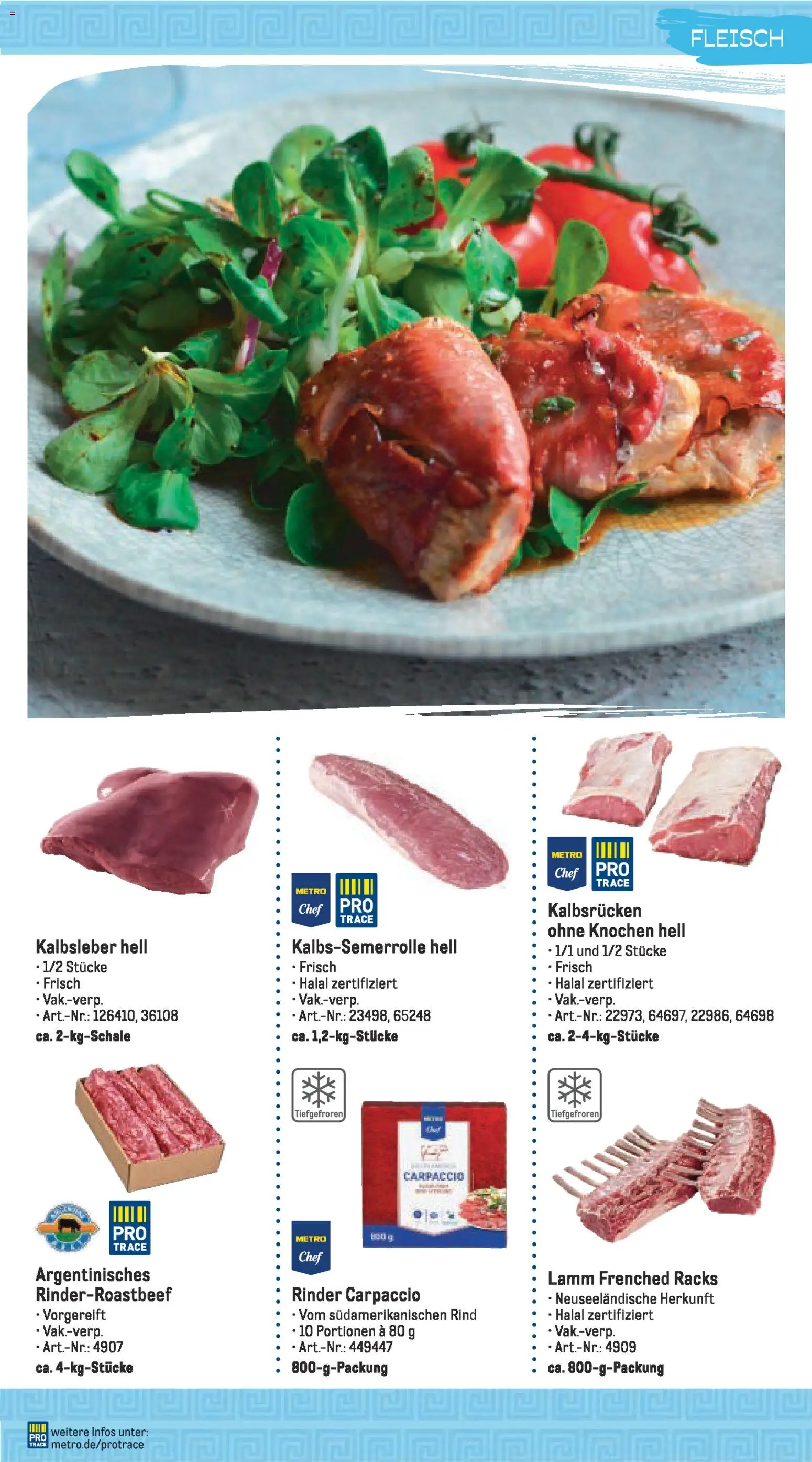 Metro Highlights Mediterrane Gastronomie – gültig ab 01.02.2026 | Seite: 4 | Produkte: Kalbsleber, Fleisch