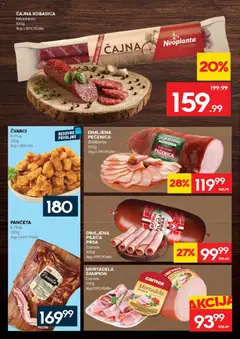 Idea katalog  - pregled Idea kataloga - važi od 05.03.2026 | Strana: 6 | Proizvode: Pileća prsa, Čvarci, Mortadela, Pečenica