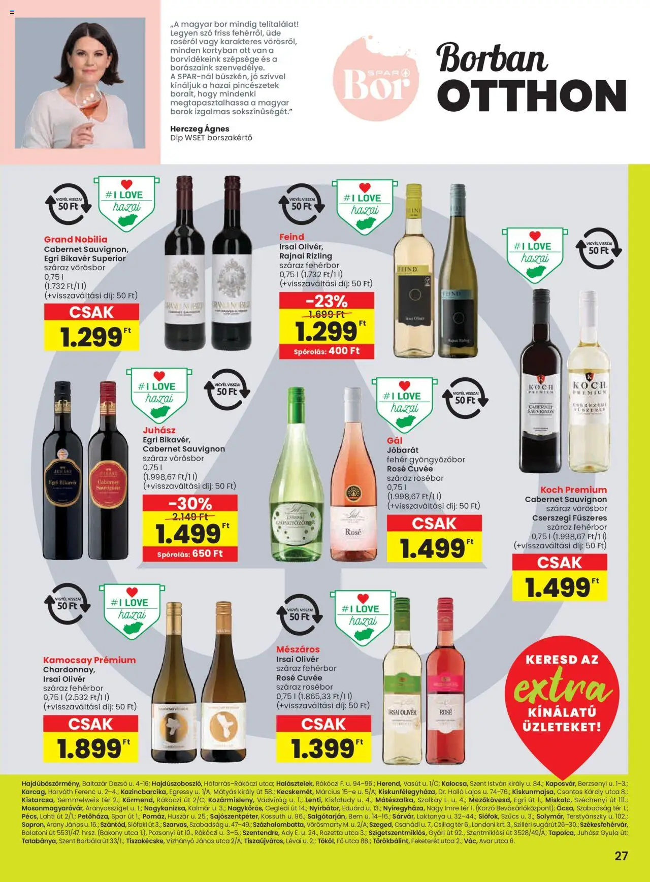 Spar akciós ujság - amely érvényes a következő dátumtól: 21.08.2025 | Oldal: 8 | Termékek: Gyöngyözőbor, Bor, Fehérbor, Vörösbor