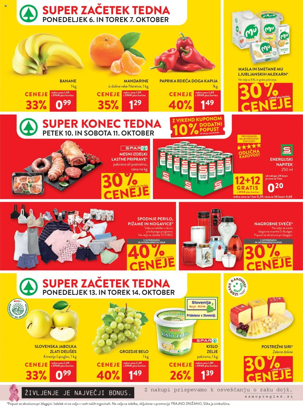 Novi Spar katalog ponudbe – veljaven od 08.10.2025 | Stran: 37 | Izdelki: Paprika, Kos, Jabolka, Banane