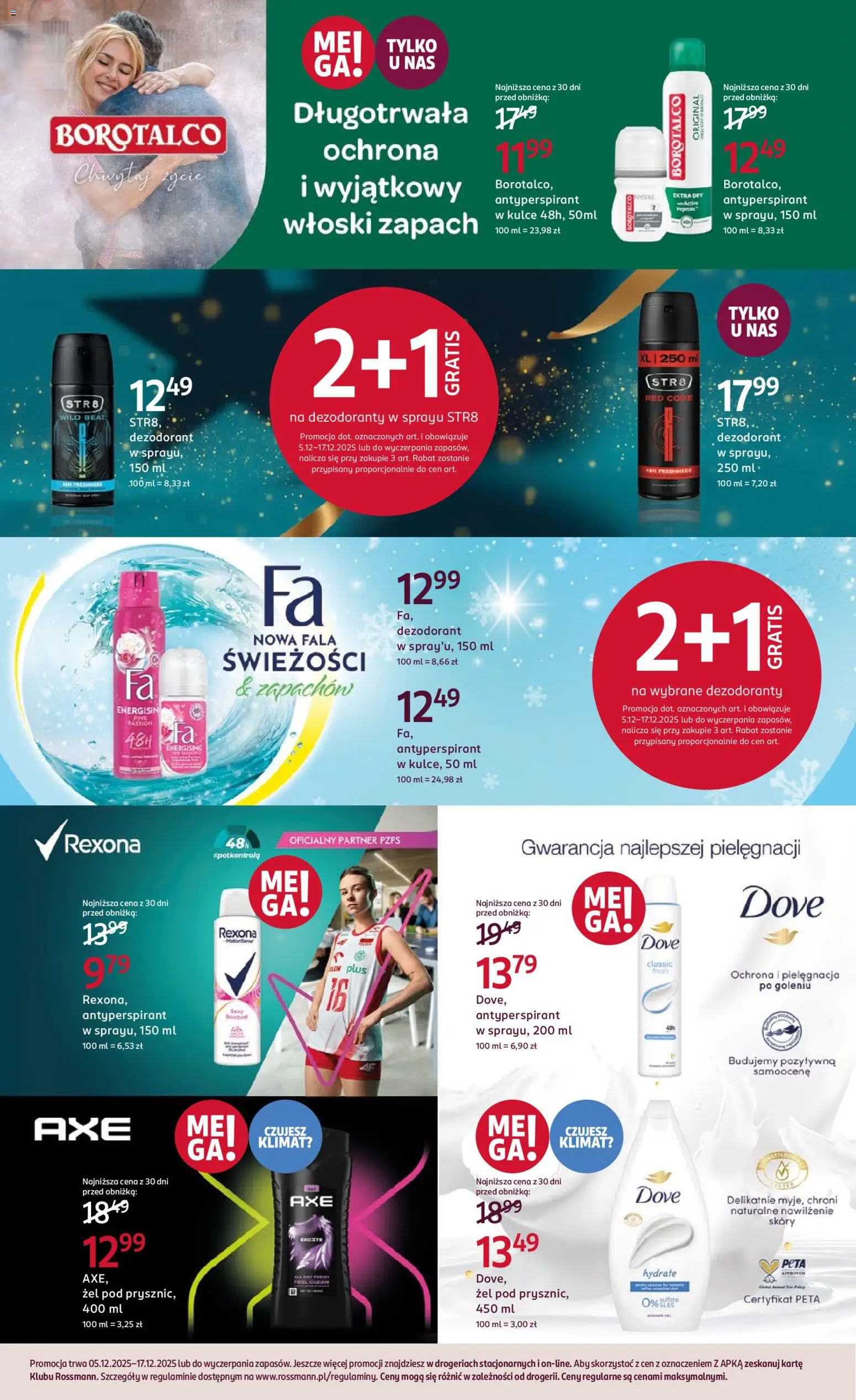 Rossmann Gazetka od 05.12.2025 | Strona: 25 | Produkty: Zapach, Dezodorant, Antyperspirant