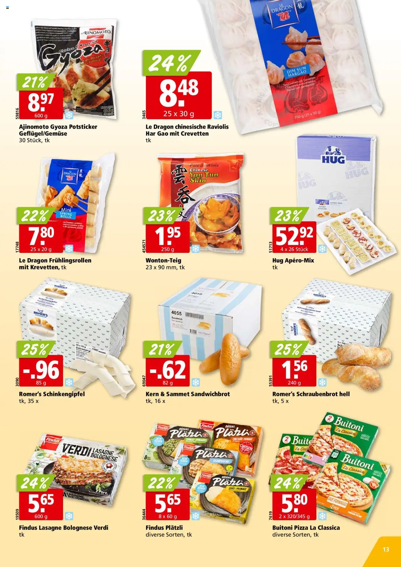 Aligro Aktionen ab 25.08.2025 | Seite: 13 | Produkte: Champignons, Pizza
