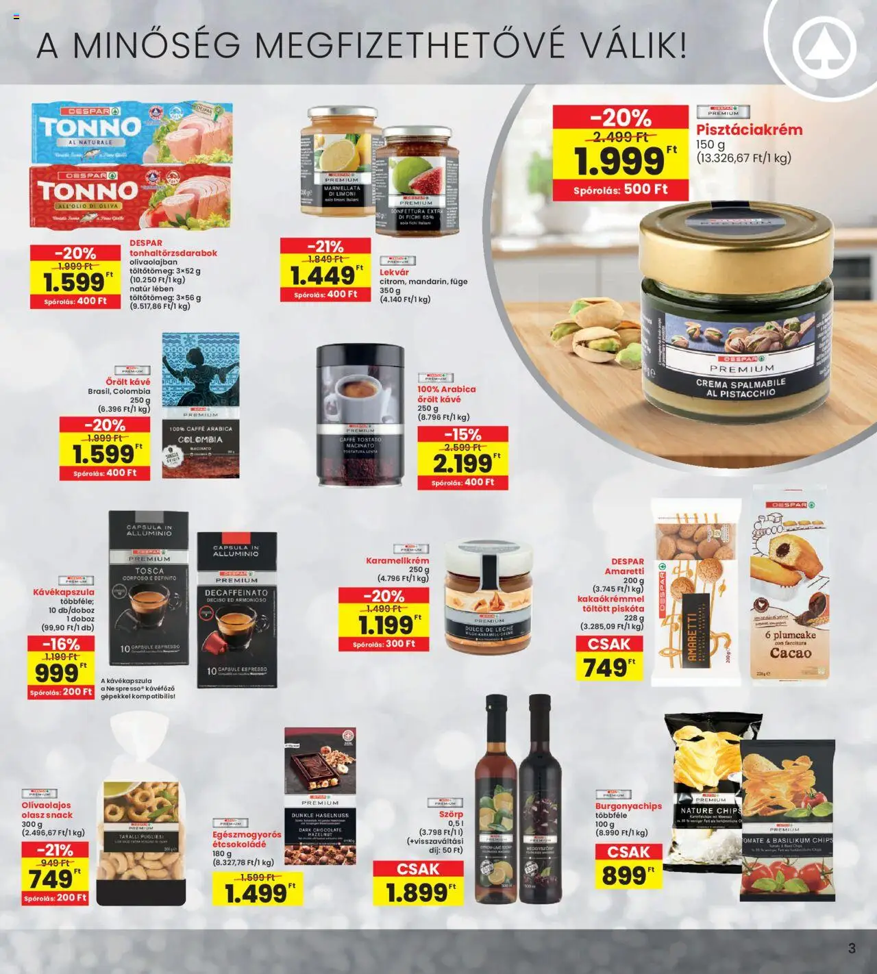 Interspar akciós ujság - amely érvényes a következő dátumtól: 09.10.2025 | Oldal: 3 | Termékek: Piskóta, Lekvár, Doboz, Füge