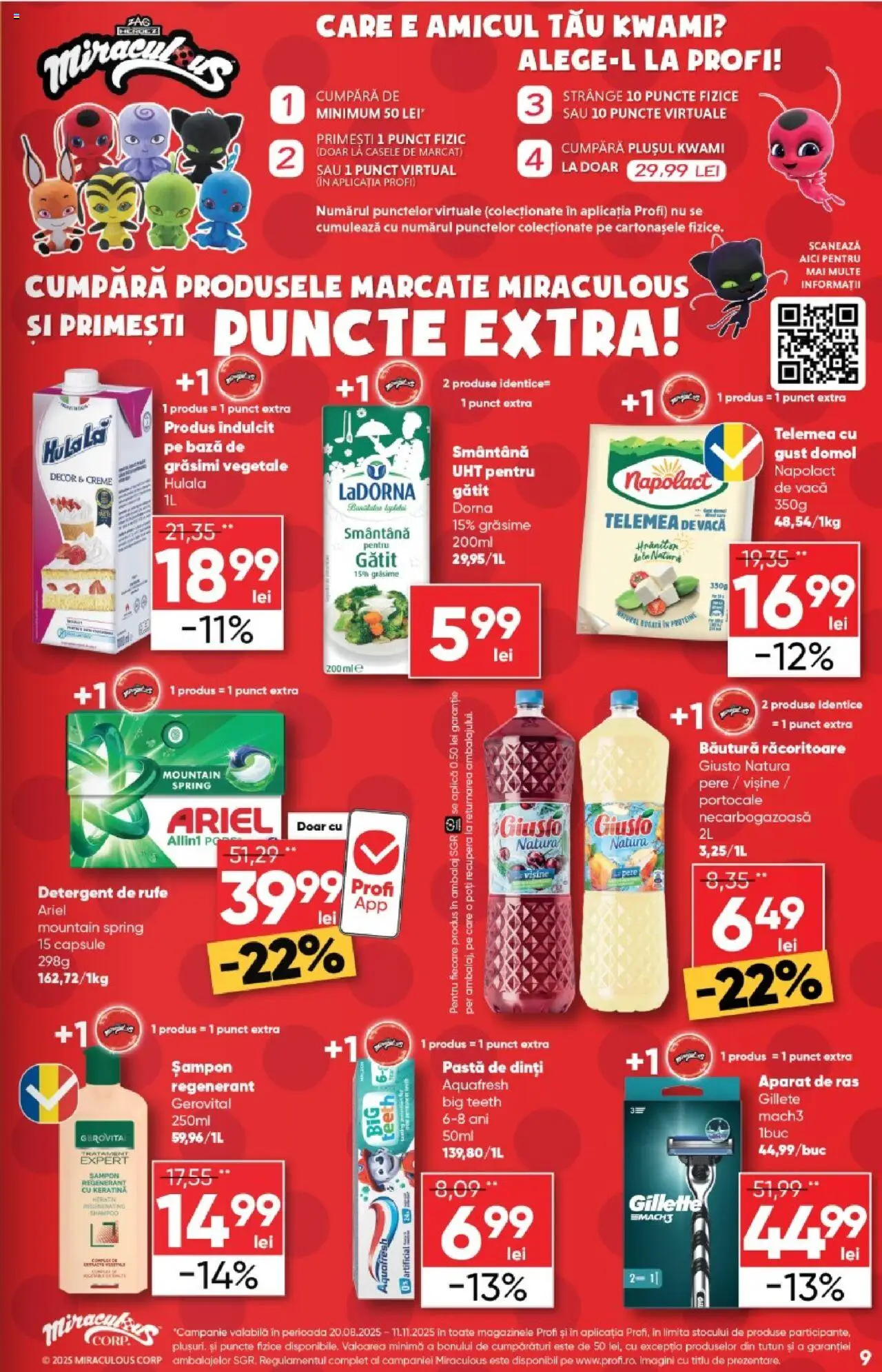 Noul catalog Profi – valabil de la 17.09.2025 | Pagină: 9 | Produse: Pc, Aparat De Ras, Pastă de dinți, Detergent
