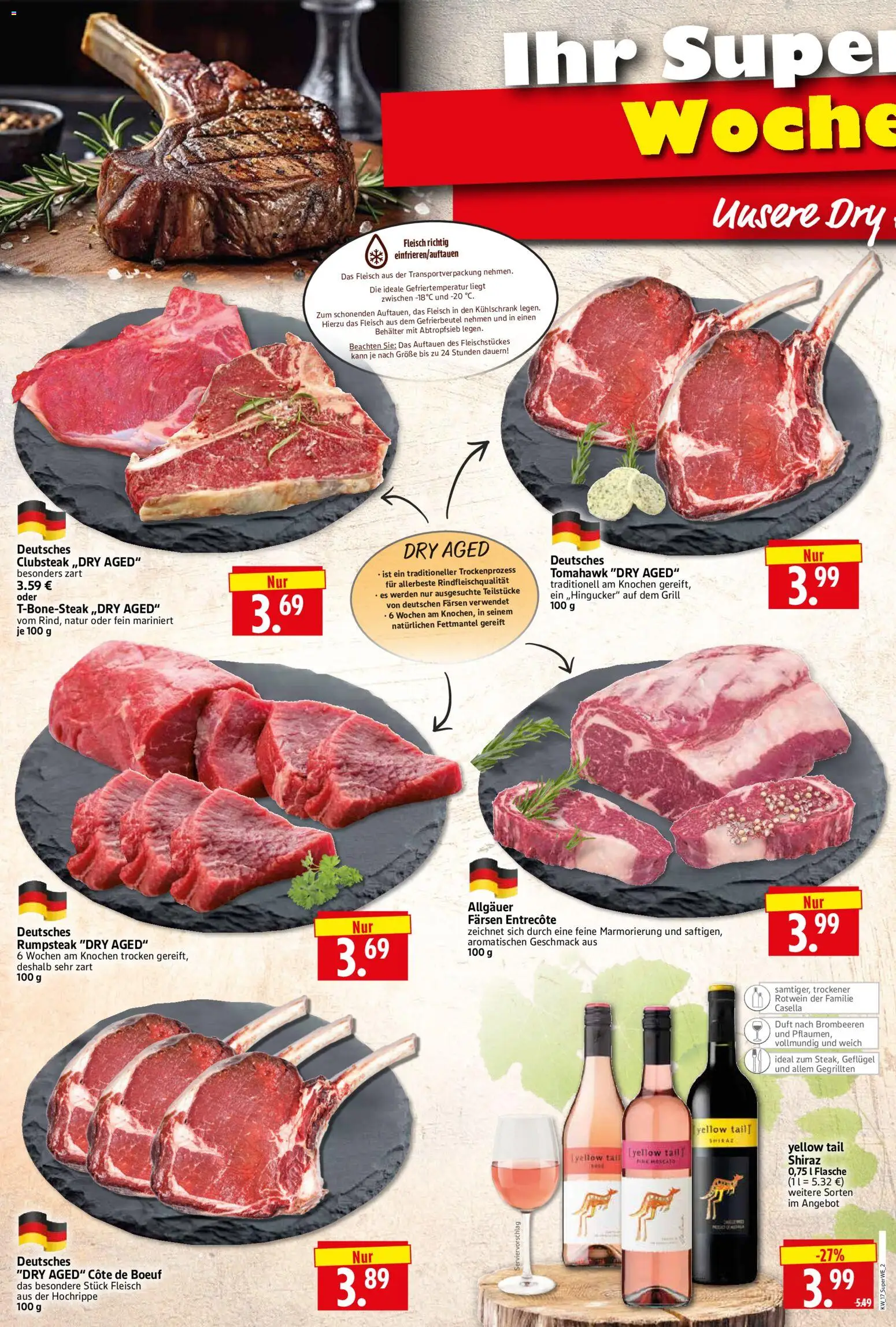 HERKULES Sonderbeilage – gültig ab 23.04.2026 | Seite: 2 | Produkte: Rumpsteak, Kühlschrank, Duft, Entrecote