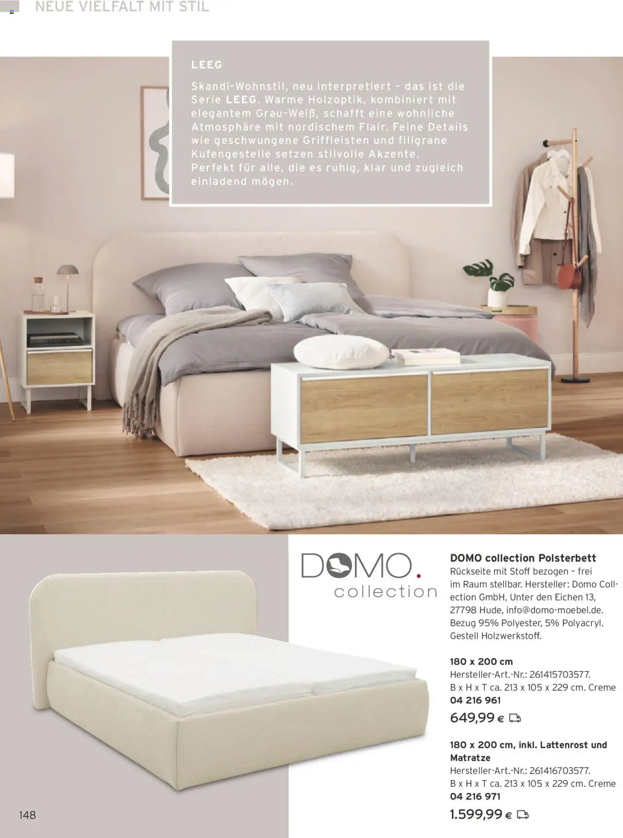 Tchibo Eduscho - Katalog Oktober 2025 gültig ab 01.10.2025 | Seite: 148 | Produkte: Matratze, Lattenrost, Creme
