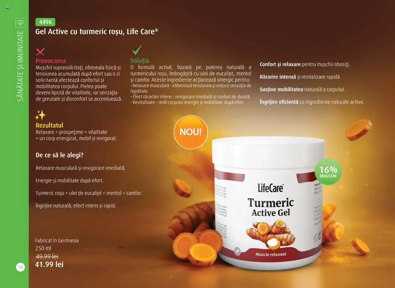 Noul catalog Life Care – valabil de la 01.10.2025 | Pagină: 18 | Produse: Ulei