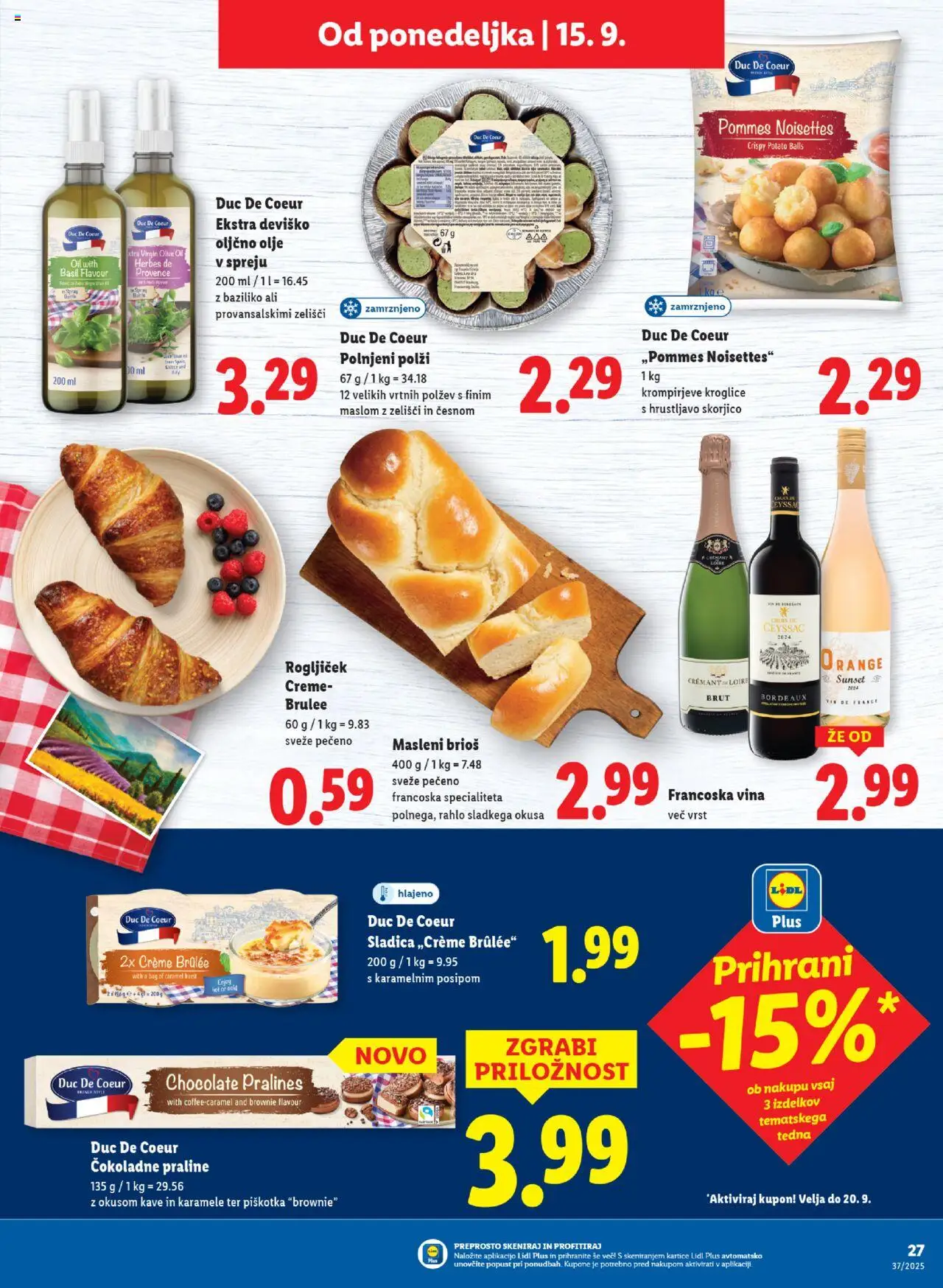 Novi Lidl katalog ponudbe – veljaven od 11.09.2025 | Stran: 37 | Izdelki: Oljčno olje, Olive, Olje, Karamele
