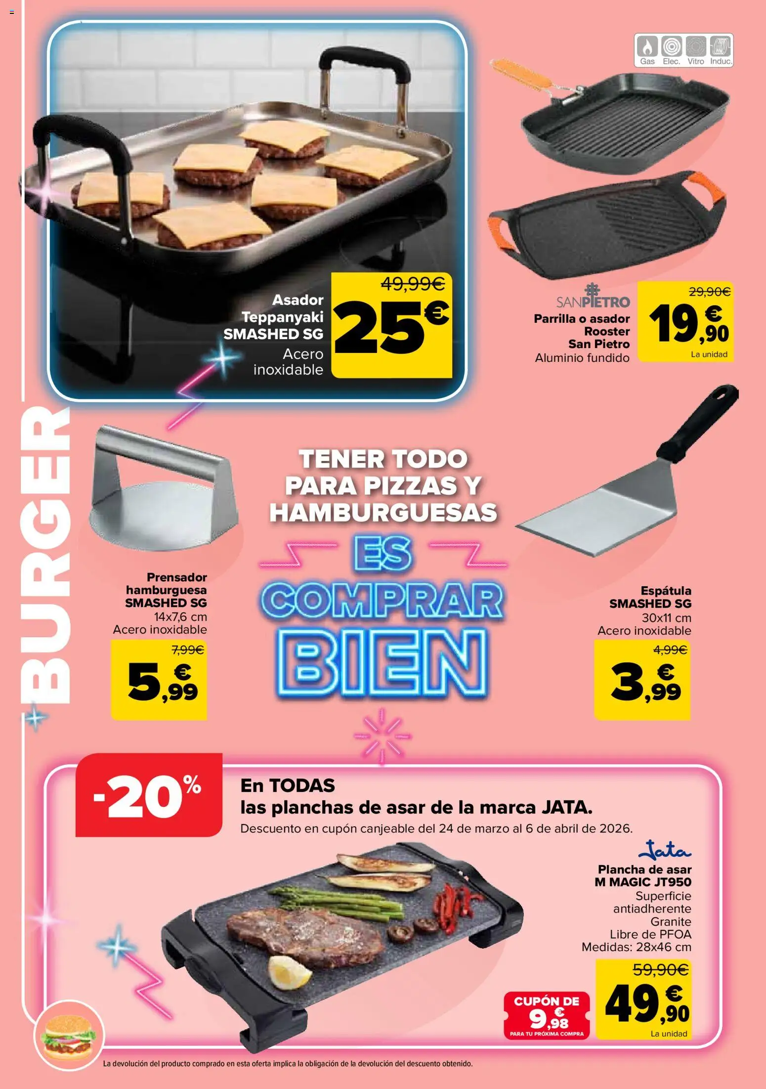 Carrefour folleto │ válido desde el 12.03.2026 | Página: 58 | Productos: Parrilla, Plancha, Plancha de asar, Σοκολατούχο γάλα