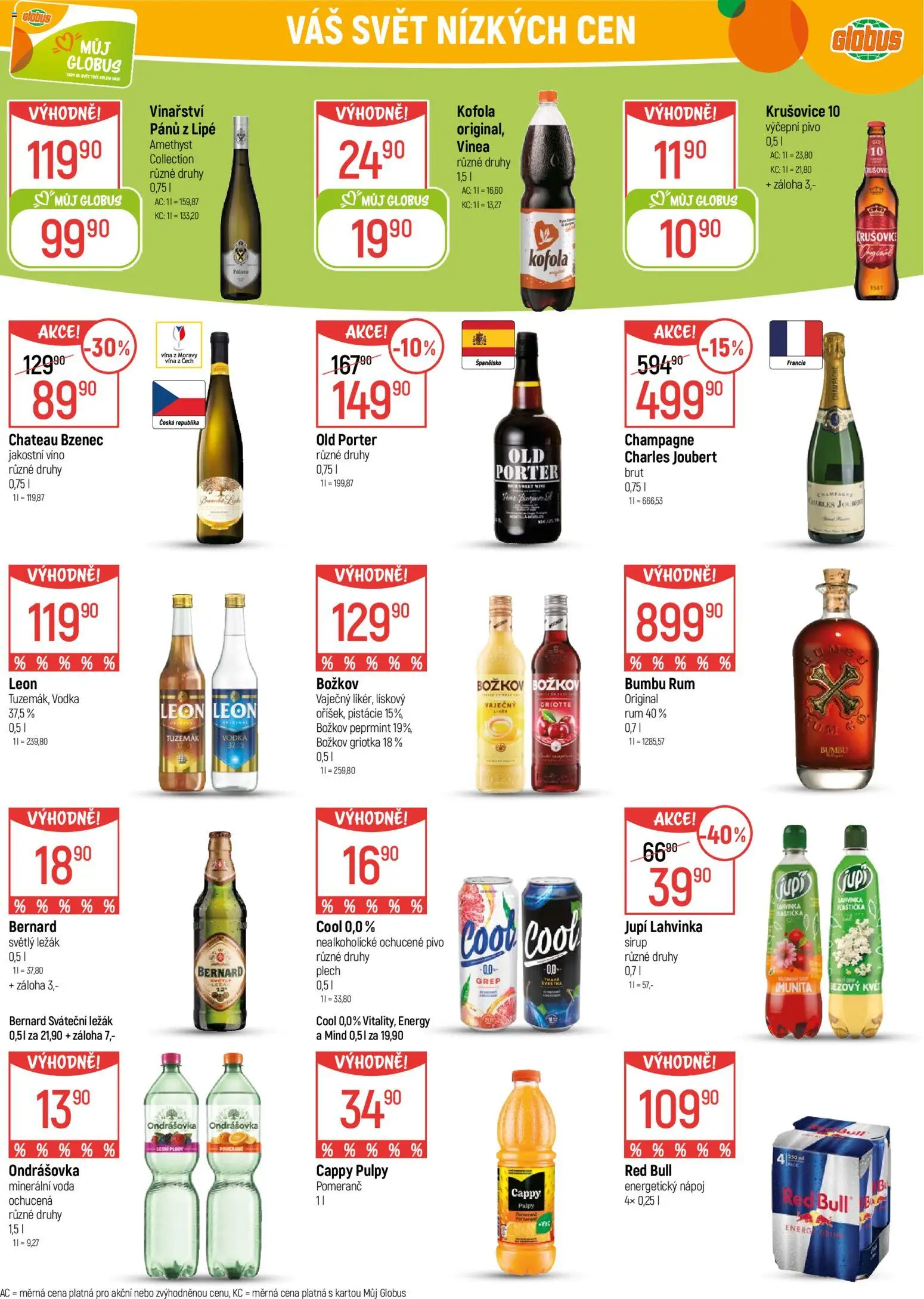 Globus leták - Plzeň od 25.02.2026 | Strana: 25 | Produkty: Vodka, Grep, Vinea, Minerální voda