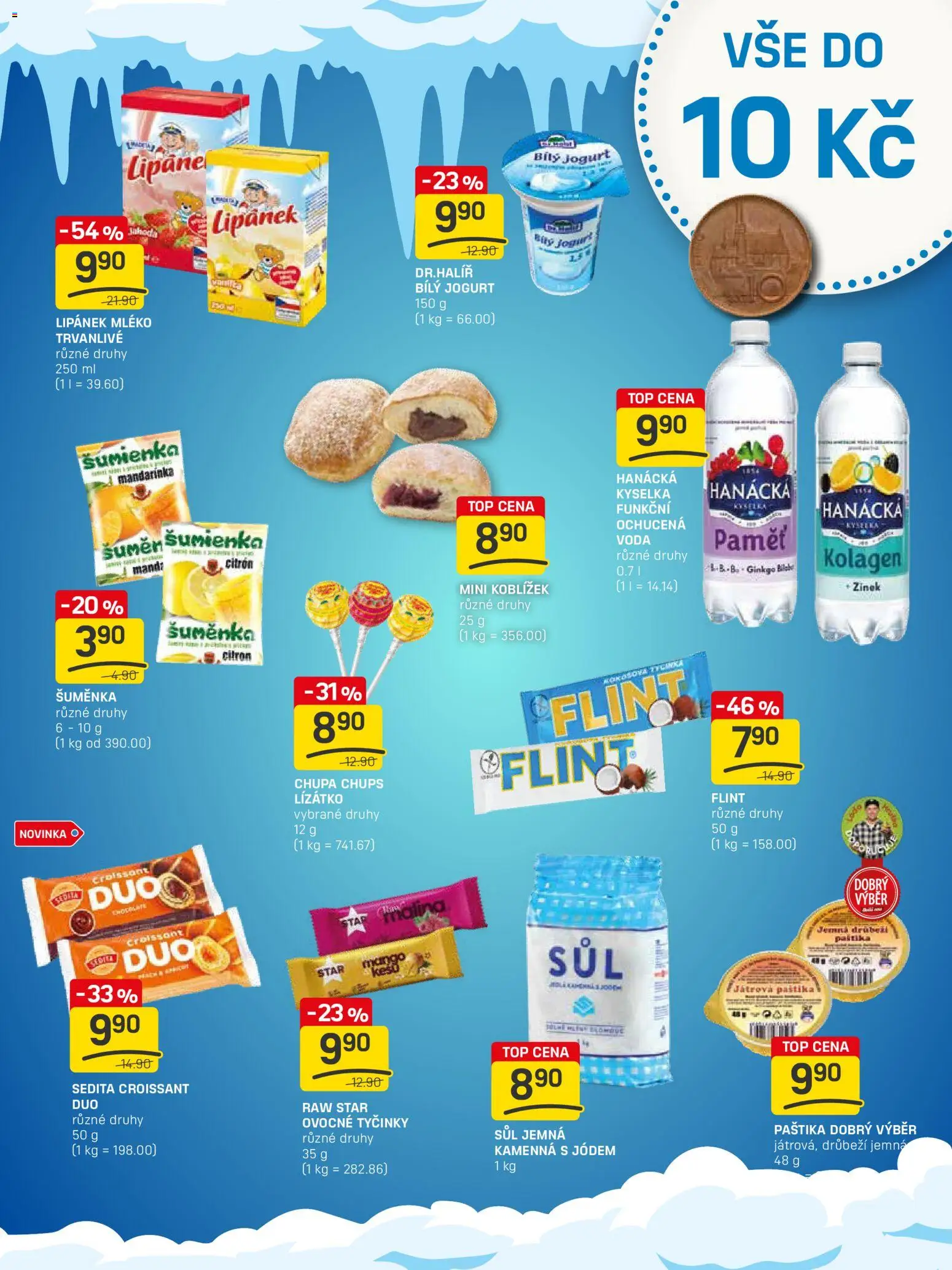 Flop leták - FlopTop od 07.01.2026 | Strana: 3 | Produkty: Mango, Voda, Mléko, Bílý jogurt