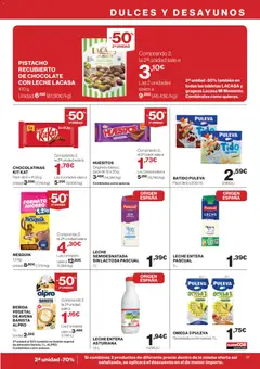 Vista previa Supercor Canarias válido desde el 07.01.2026 | Página: 21 | Productos: Δοχείο φοντί, Chocolatinas, Leche, Chocolate con leche