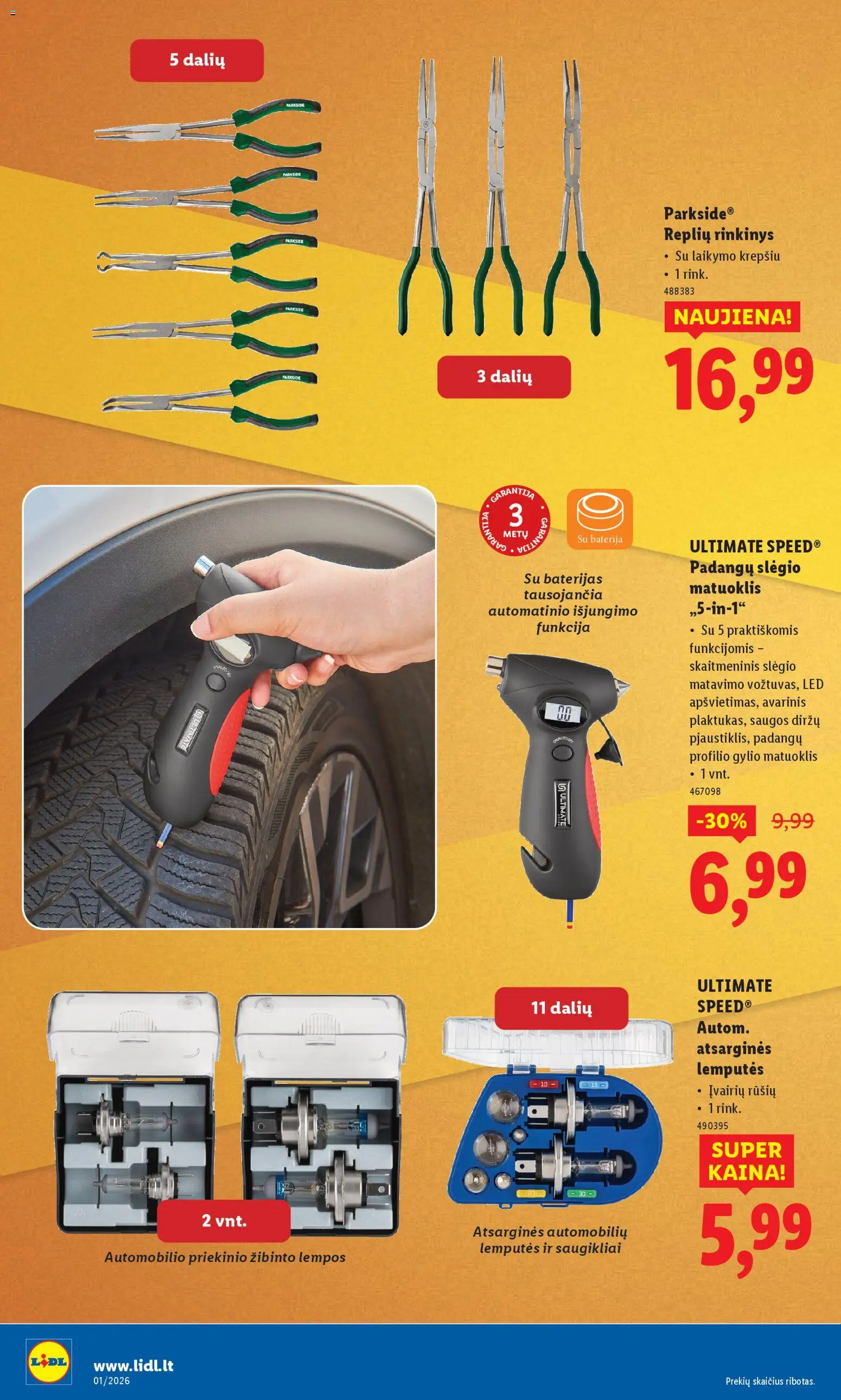 LIDL akcijos nuo 29.12.2025 | Puslapis: 24 | Prekių: Baterija