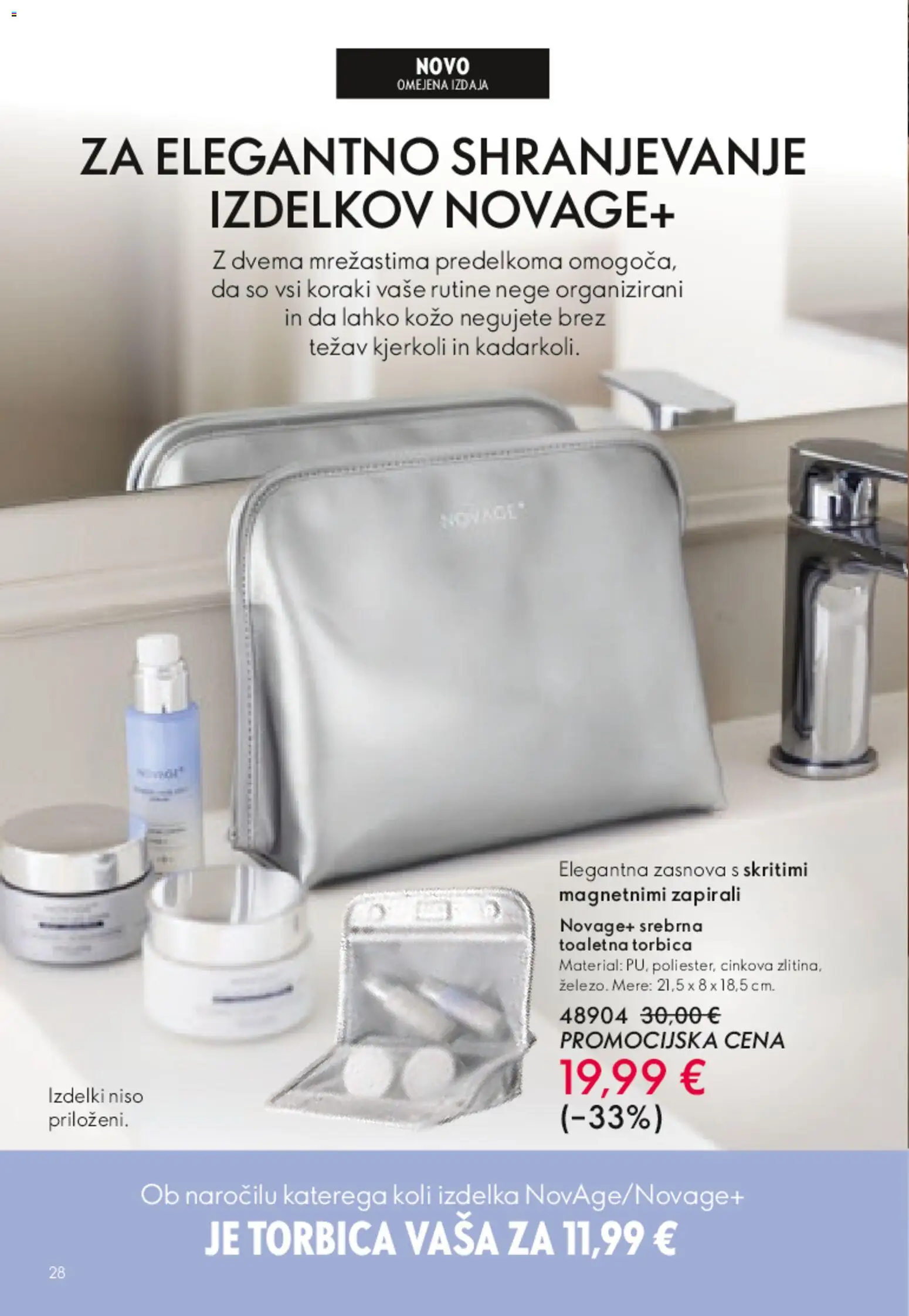 Novi Oriflame katalog ponudbe – veljaven od 01.04.2026 | Stran: 27 | Izdelki: Toaletna torbica, Torbica